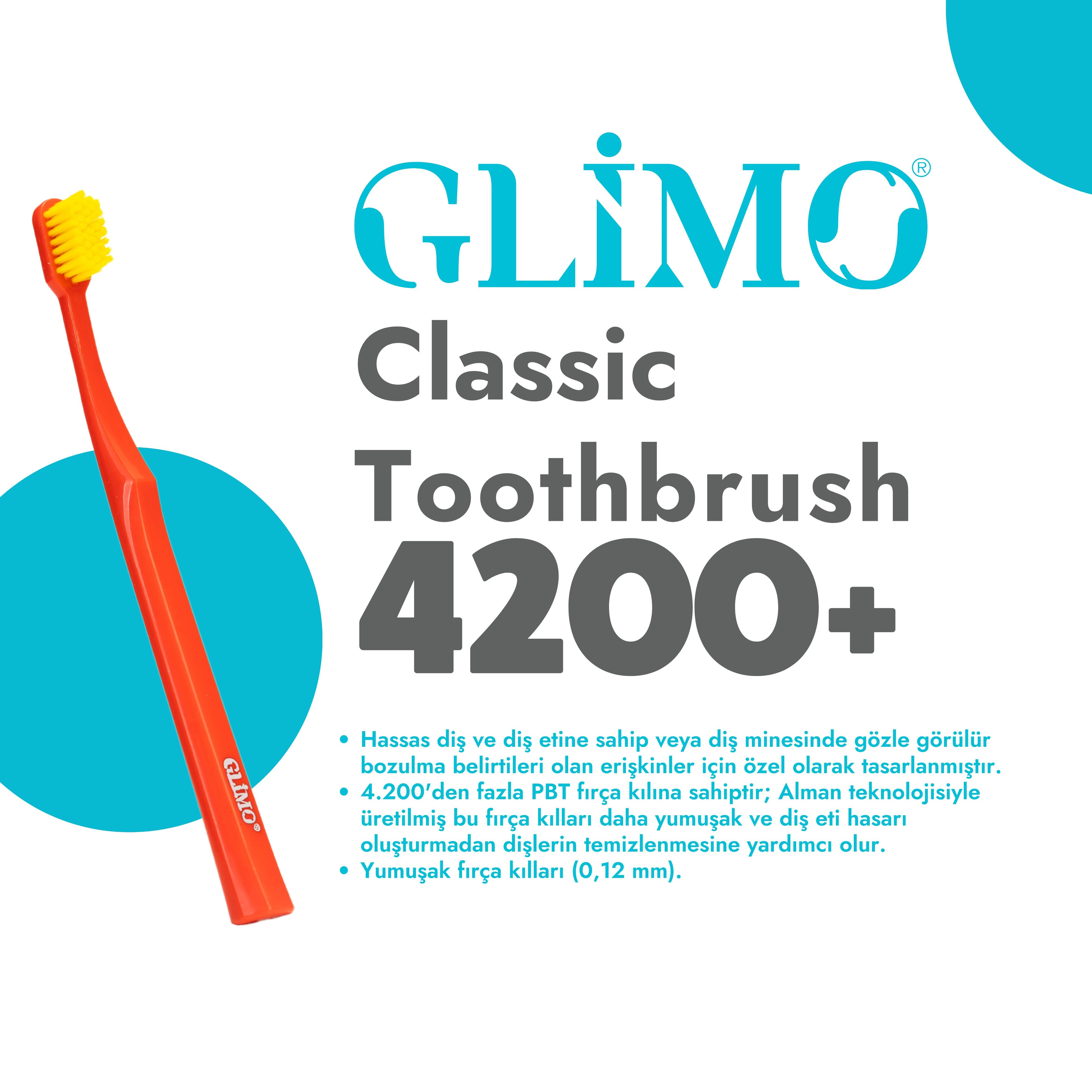 Glimo Classic Diş Fırçası 4200+ Soft