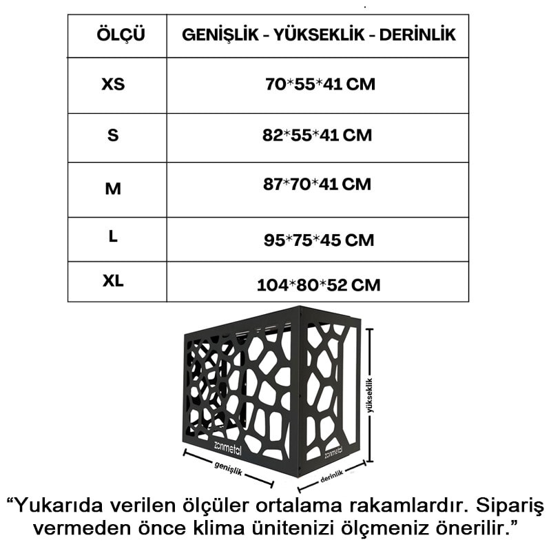 Stone Zemin Tipi Klima Kafesi