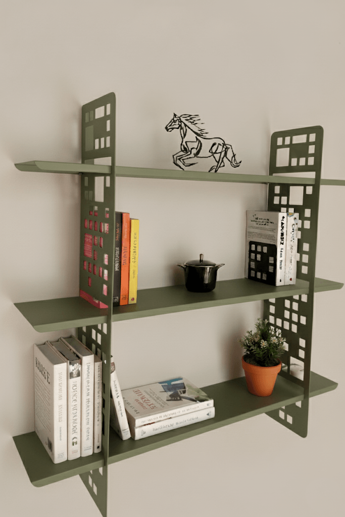 City Decorative Wall Shelf