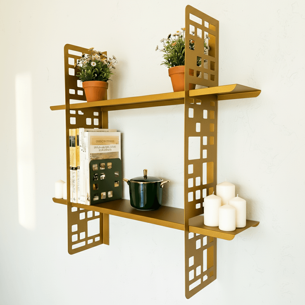 City Mini Flower Shelf 60x60 CM RAL 6003 Green