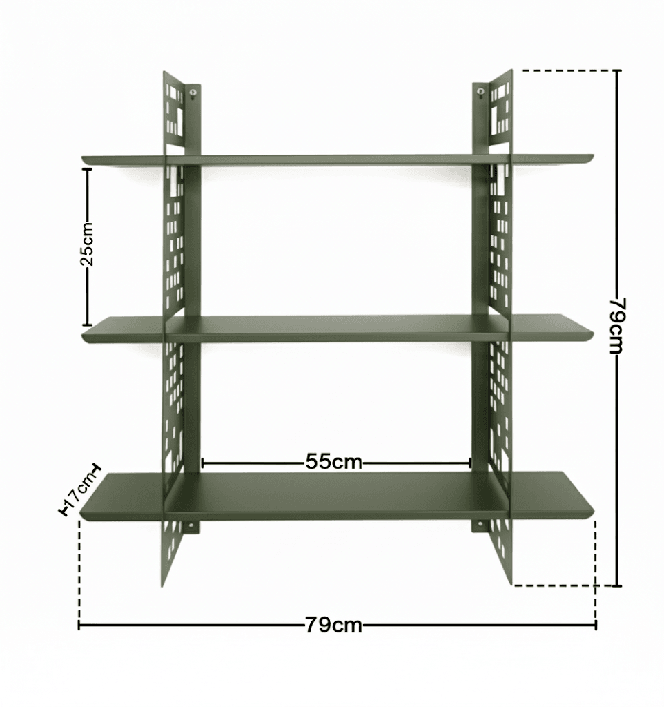 City Decorative Wall Shelf