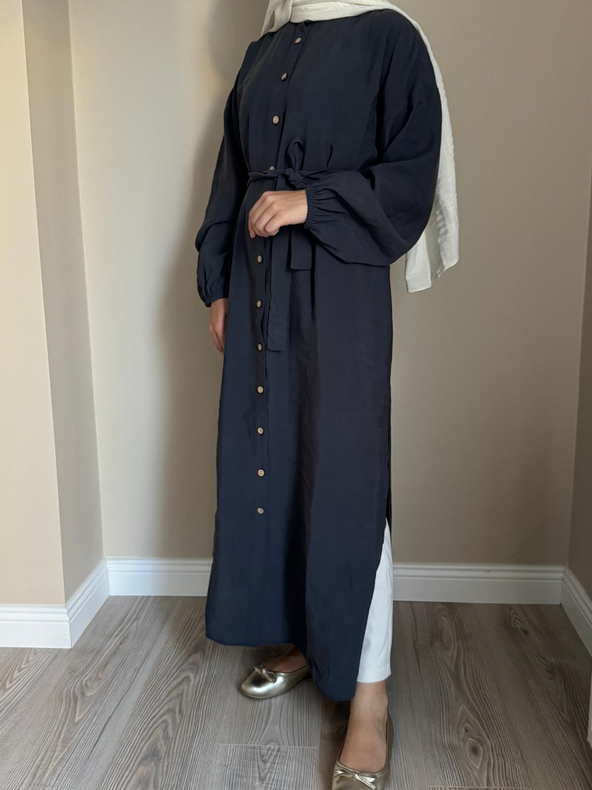 Asel Tam Boy Tunik (Modal) - Lacivert