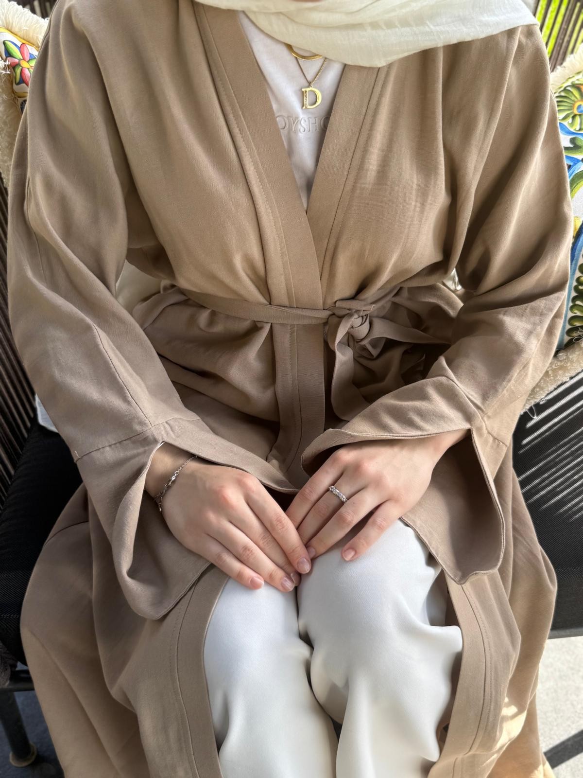 Safira Abaya - Bej