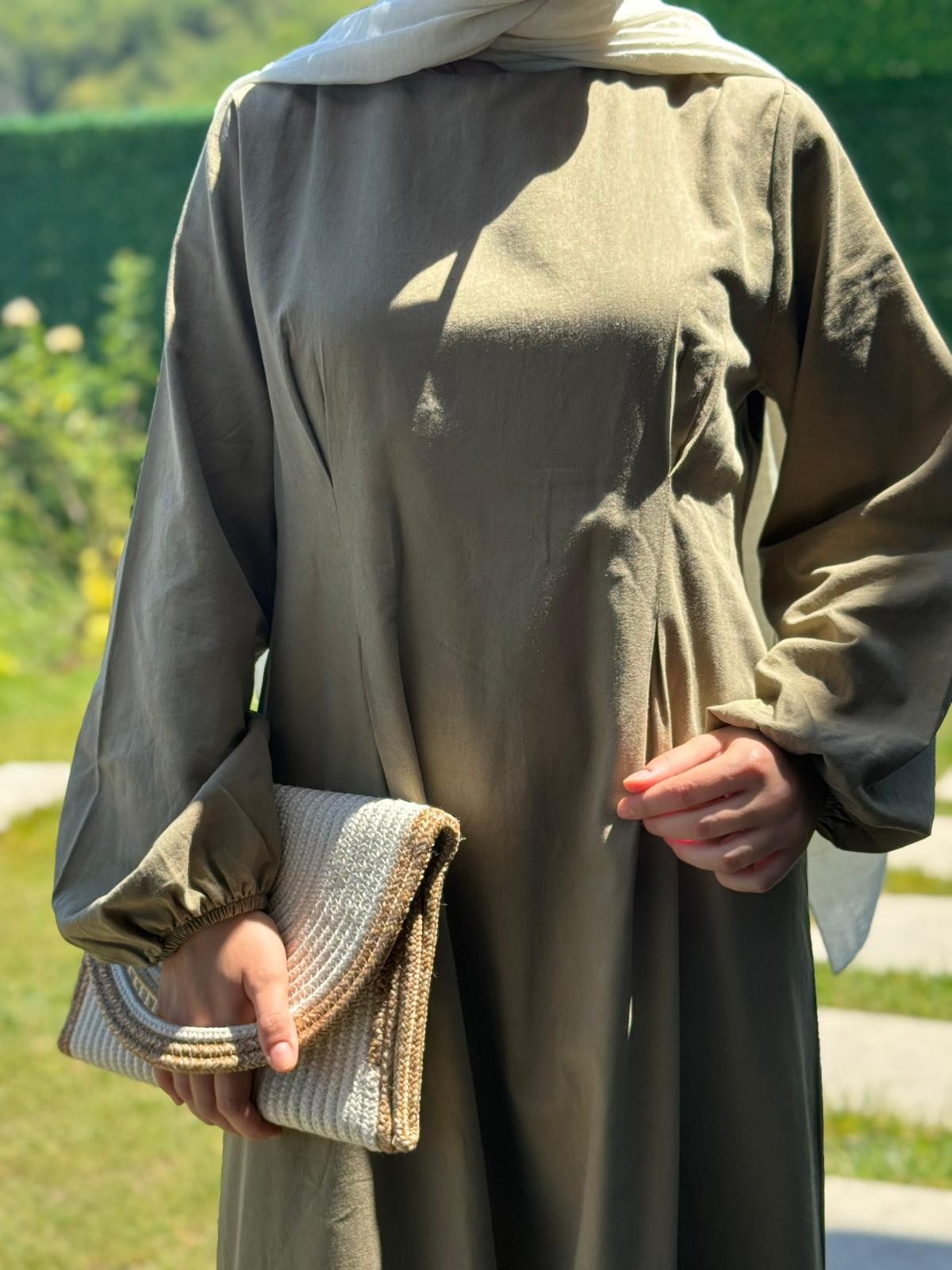 Eva Keten Elbise - Haki