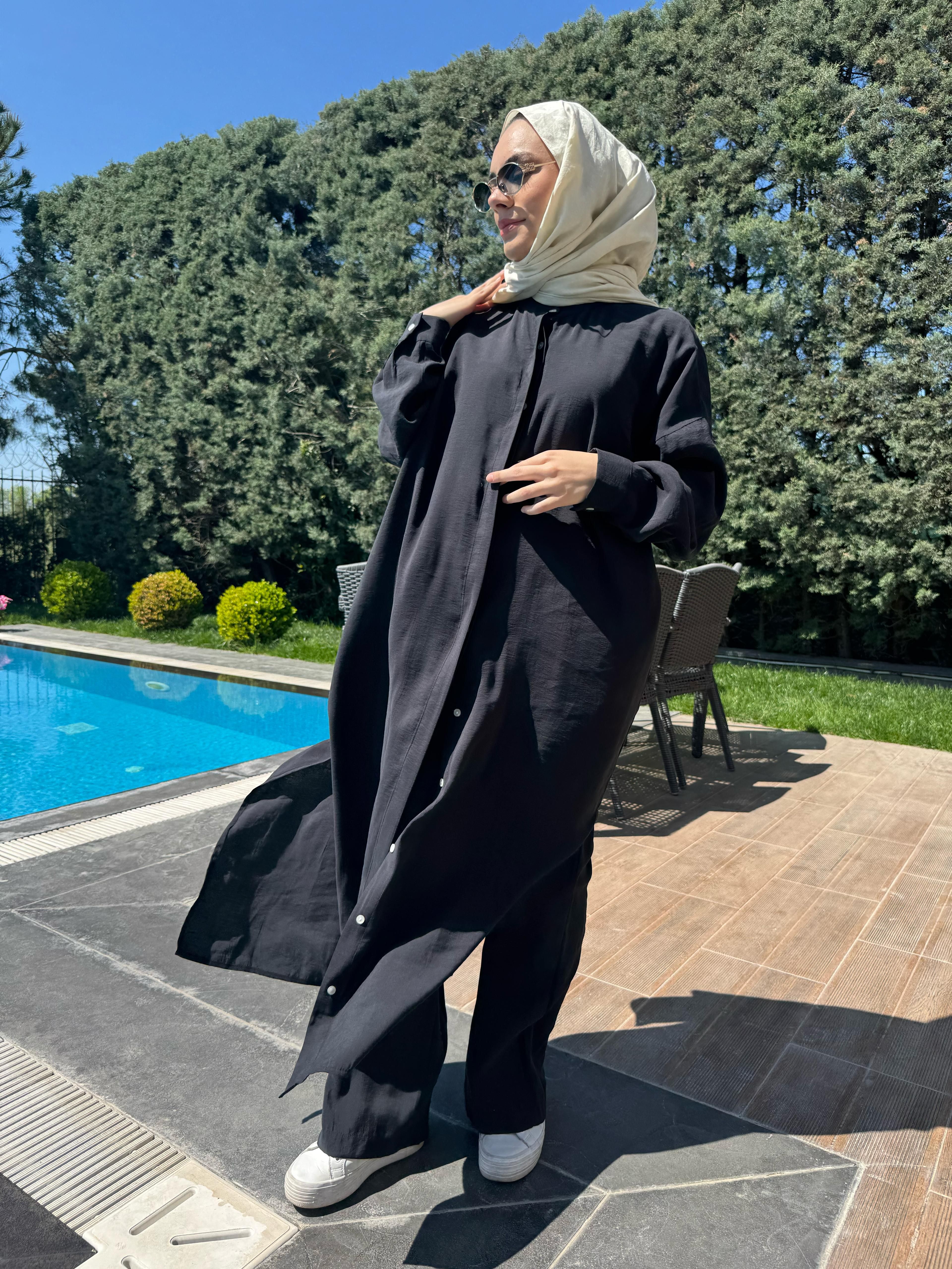 Fatıma Modal Takım - Siyah