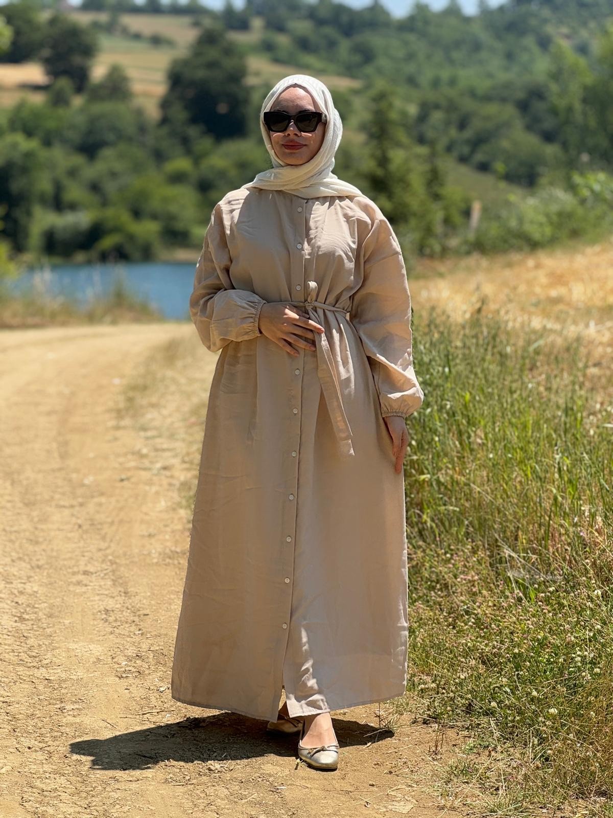 Asya Elbise - Bej