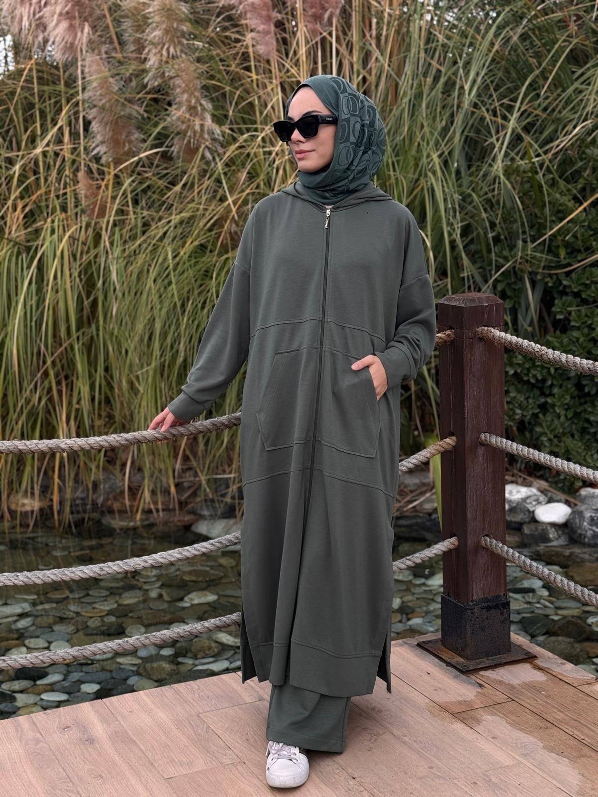 Farah Kapüşonlu Eşofman Takım (Oyhso-Modal Kumaş)