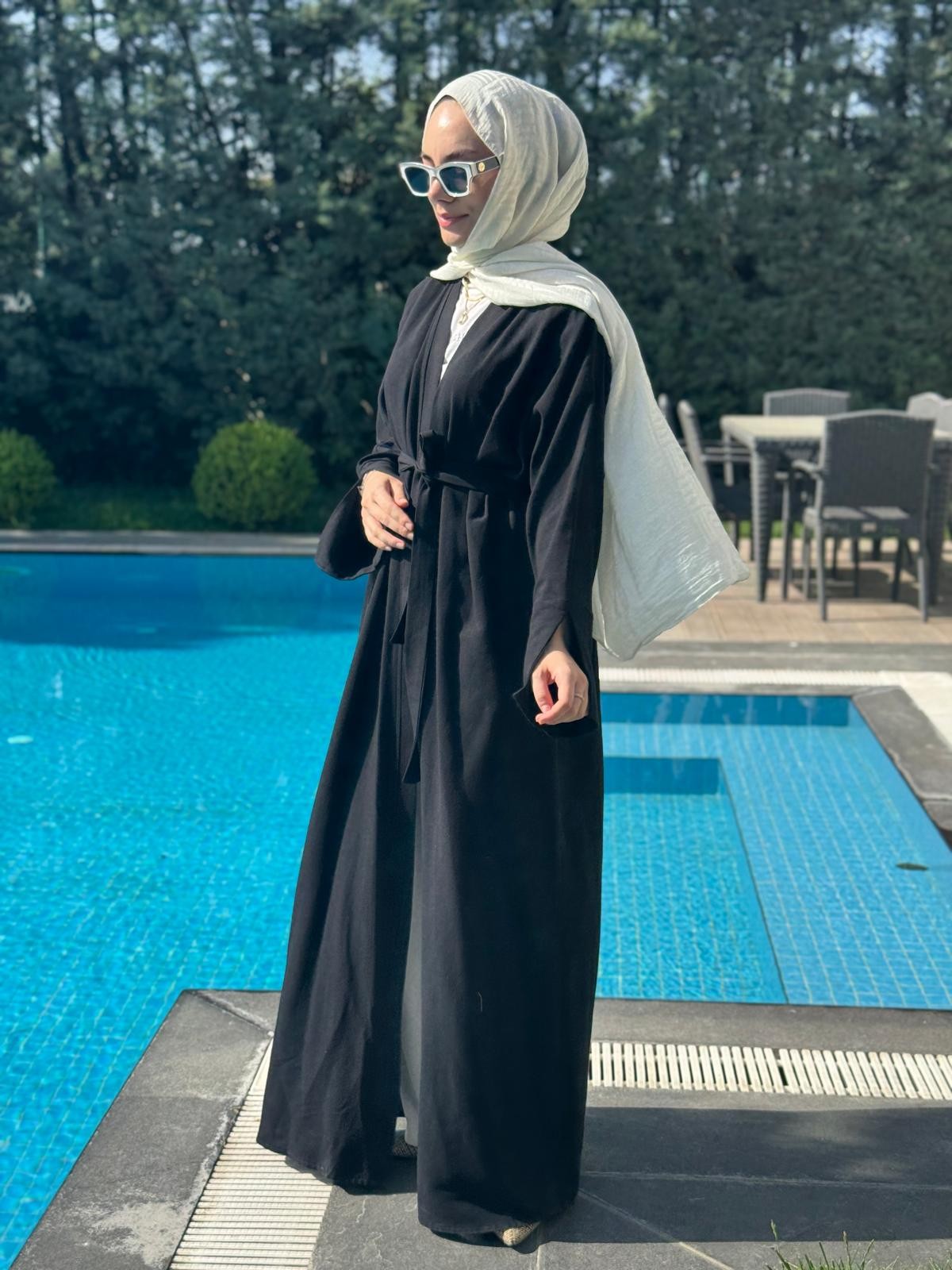 Safira Abaya - Siyah