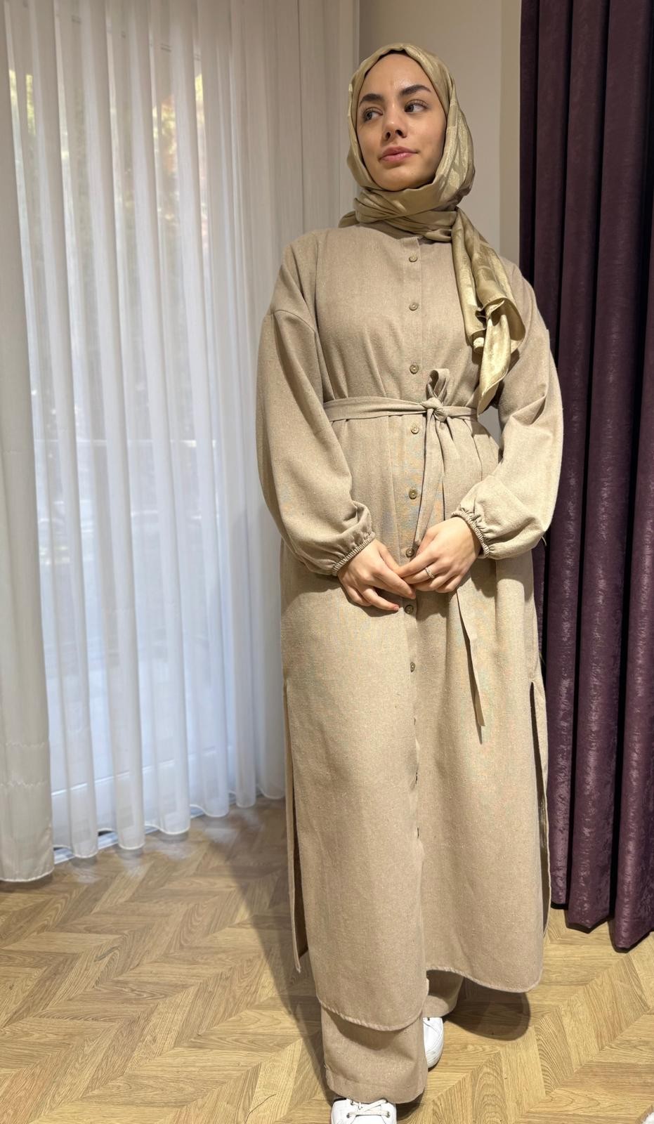 Helen Pamuk Keten Takım
