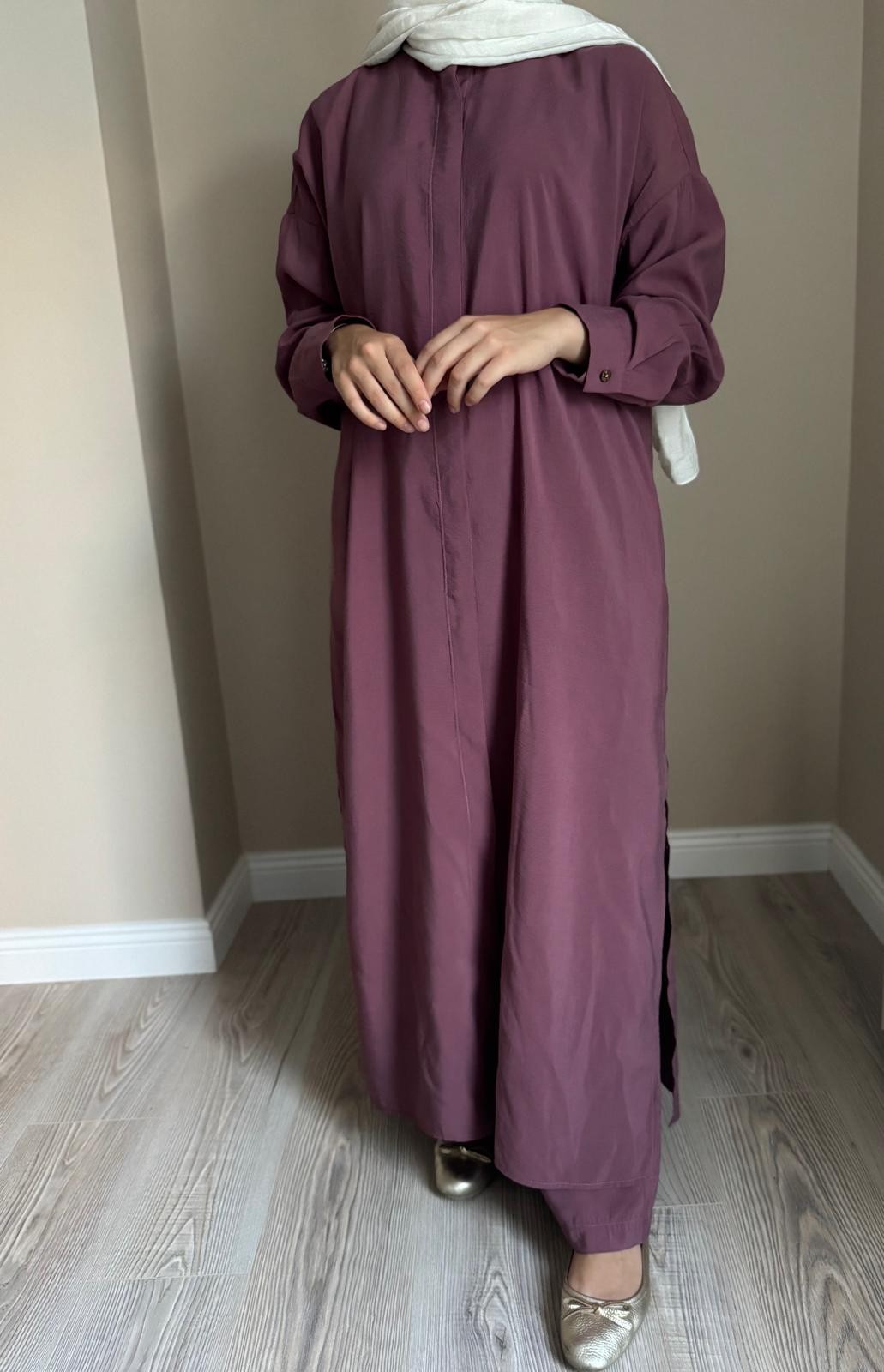 Fatıma Modal Takım - Gül Kurusu