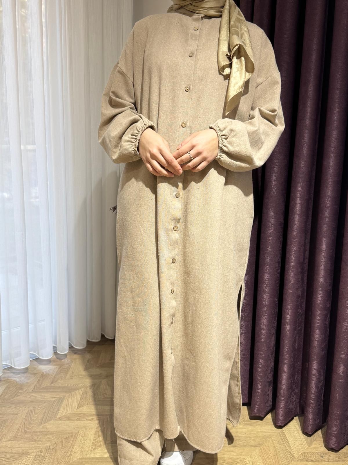 Helen Pamuk Keten Takım