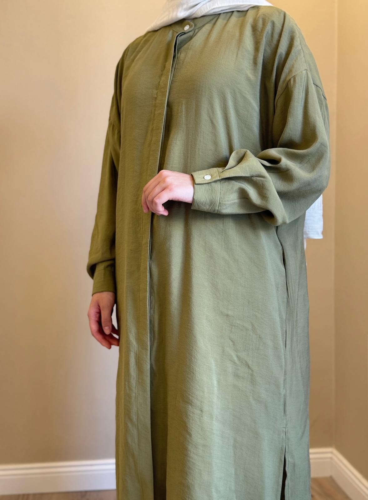 Fatıma Modal Takım - Yağ Yeşili