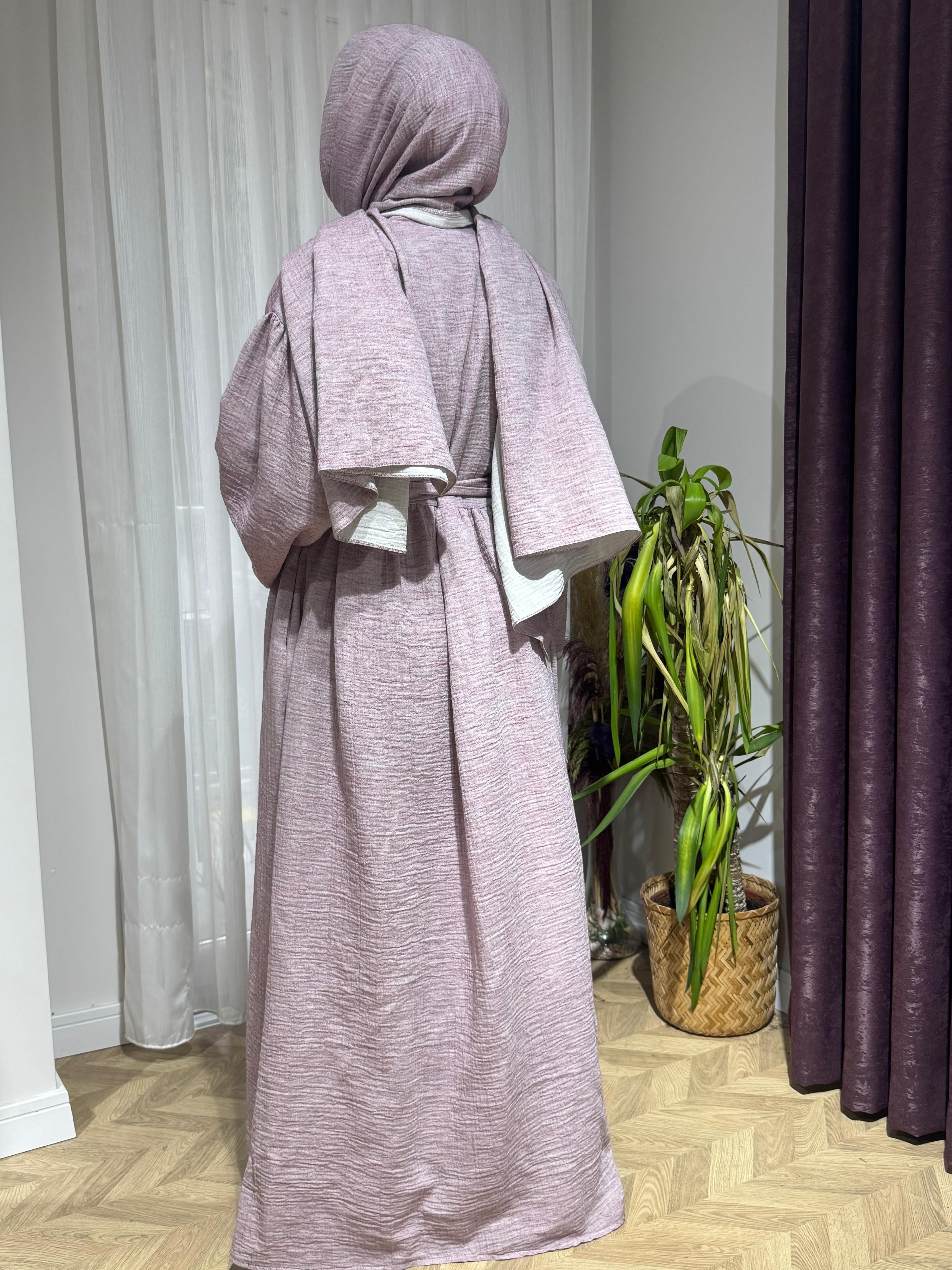 Dilruba Müslin Abaya Takım