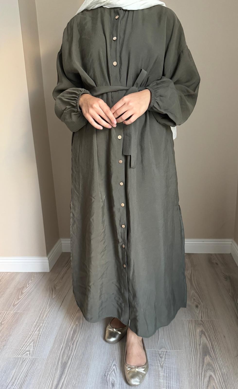 Asel Tam Boy Tunik (Modal) - Haki