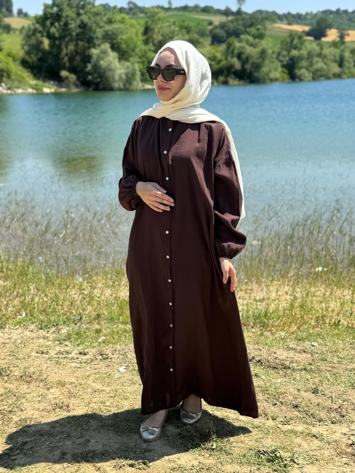 Asya Elbise - Kahve