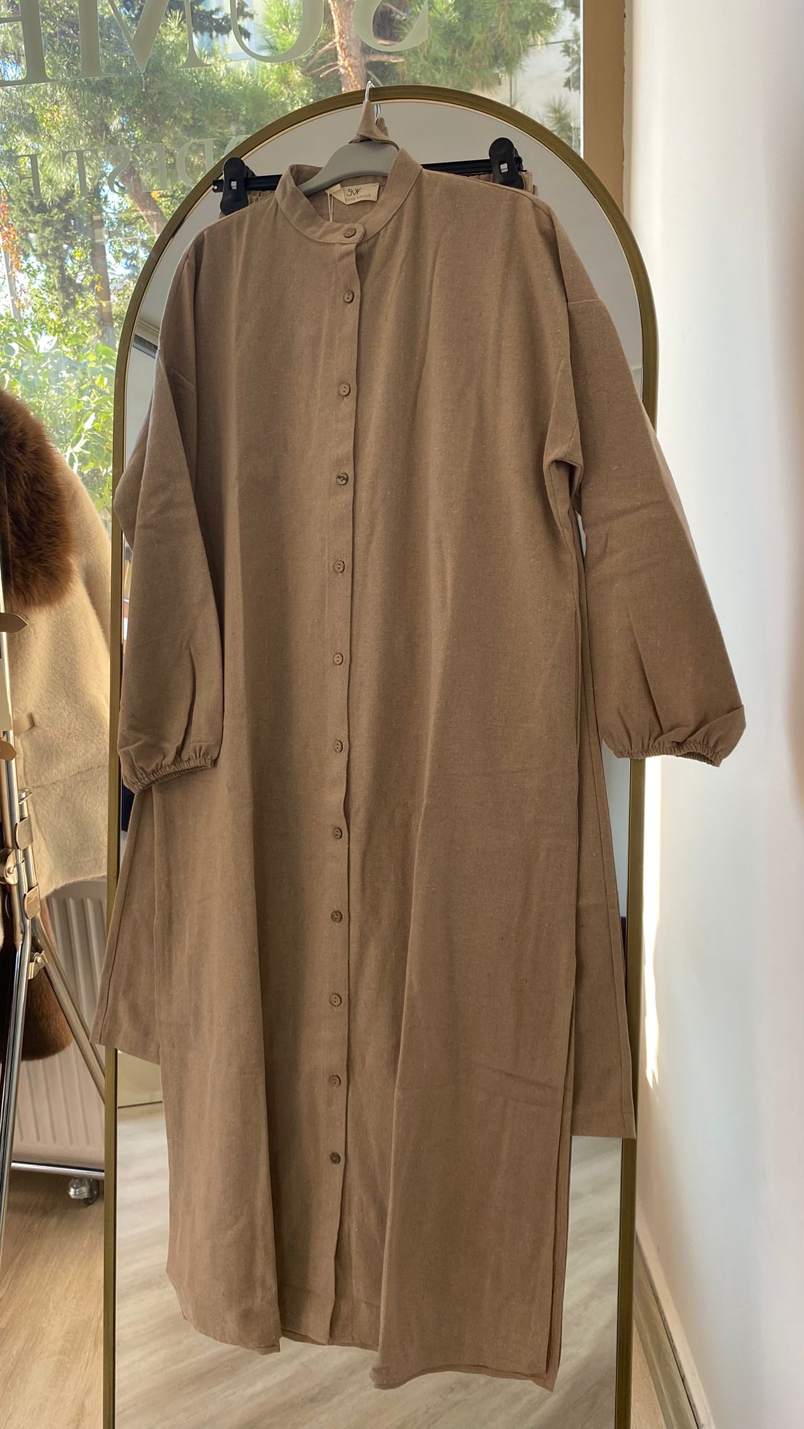 Helen Tek Üst Tunik Kırık Beyaz (Outlet)