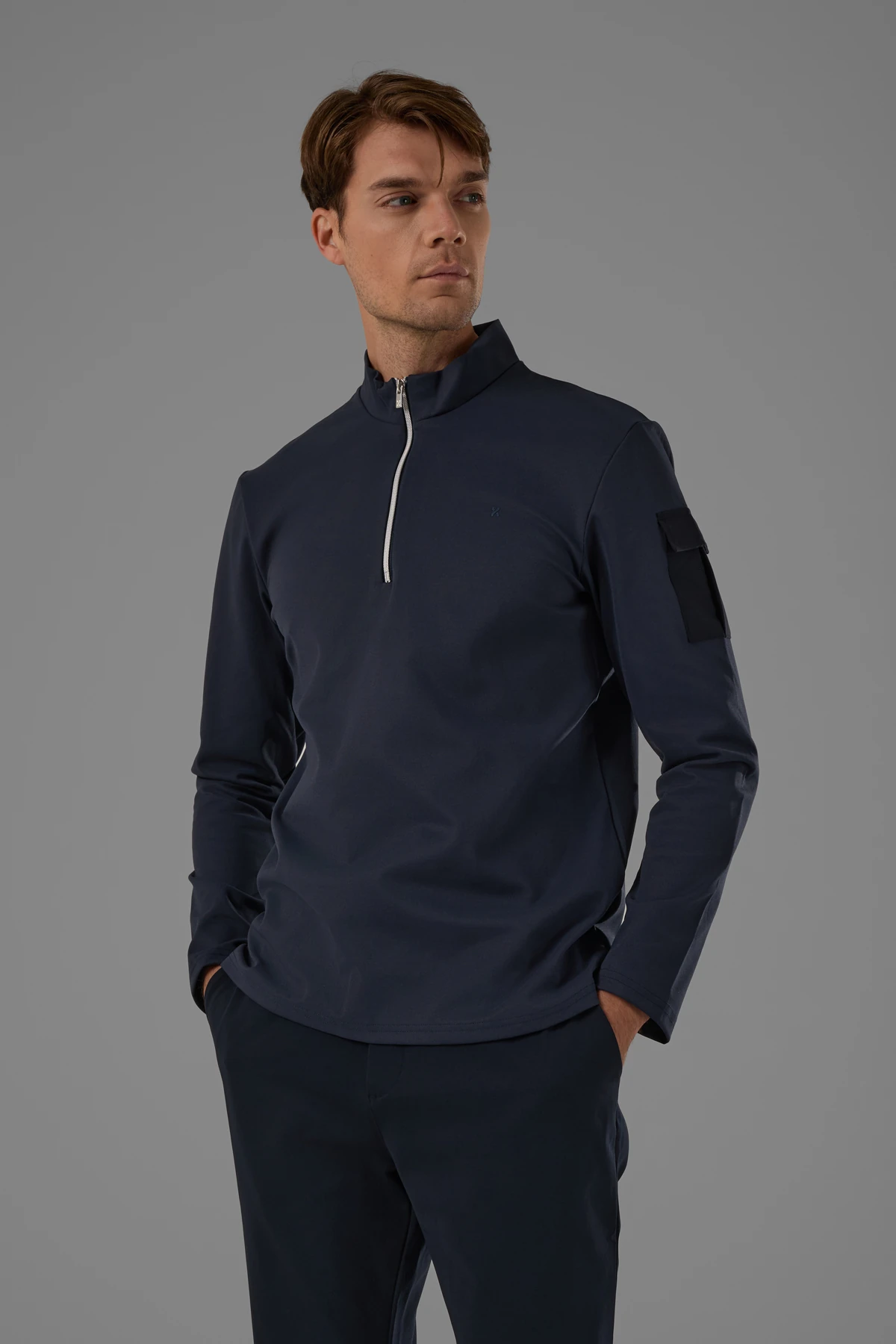 EXUMA ERKEK KAYIKÇI YAKA SWEATSHIRT 2519009