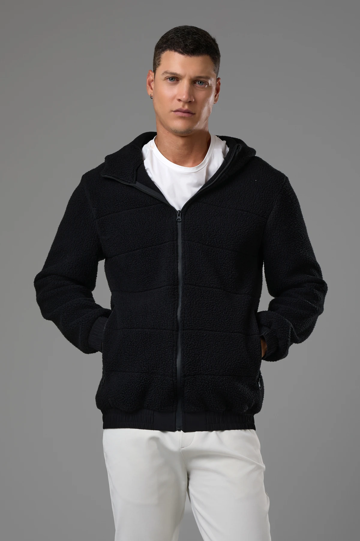 EXUMA ERKEK PELUŞ POLAR 2511199 - Siyah