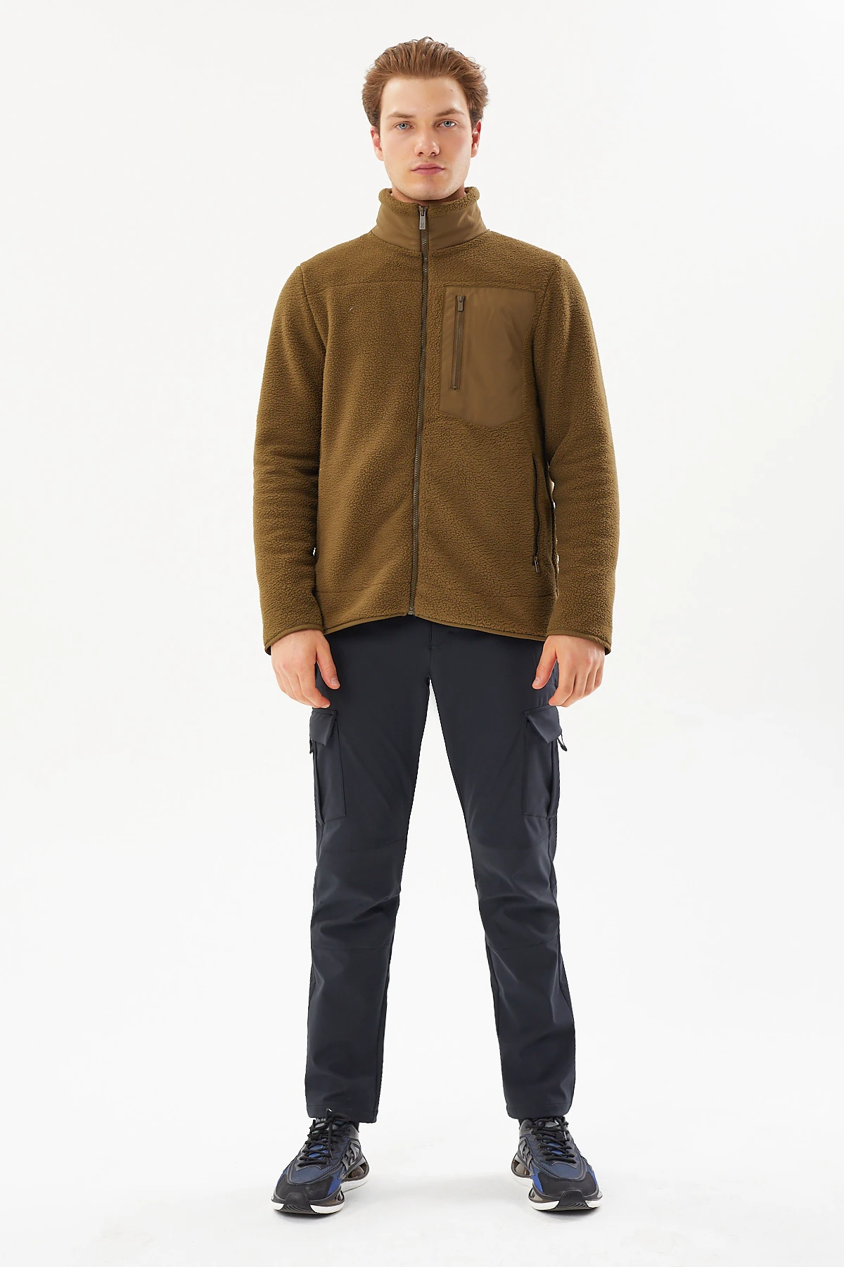 EXUMA ERKEK PELUŞ POLAR 2411149 - KHAKİ