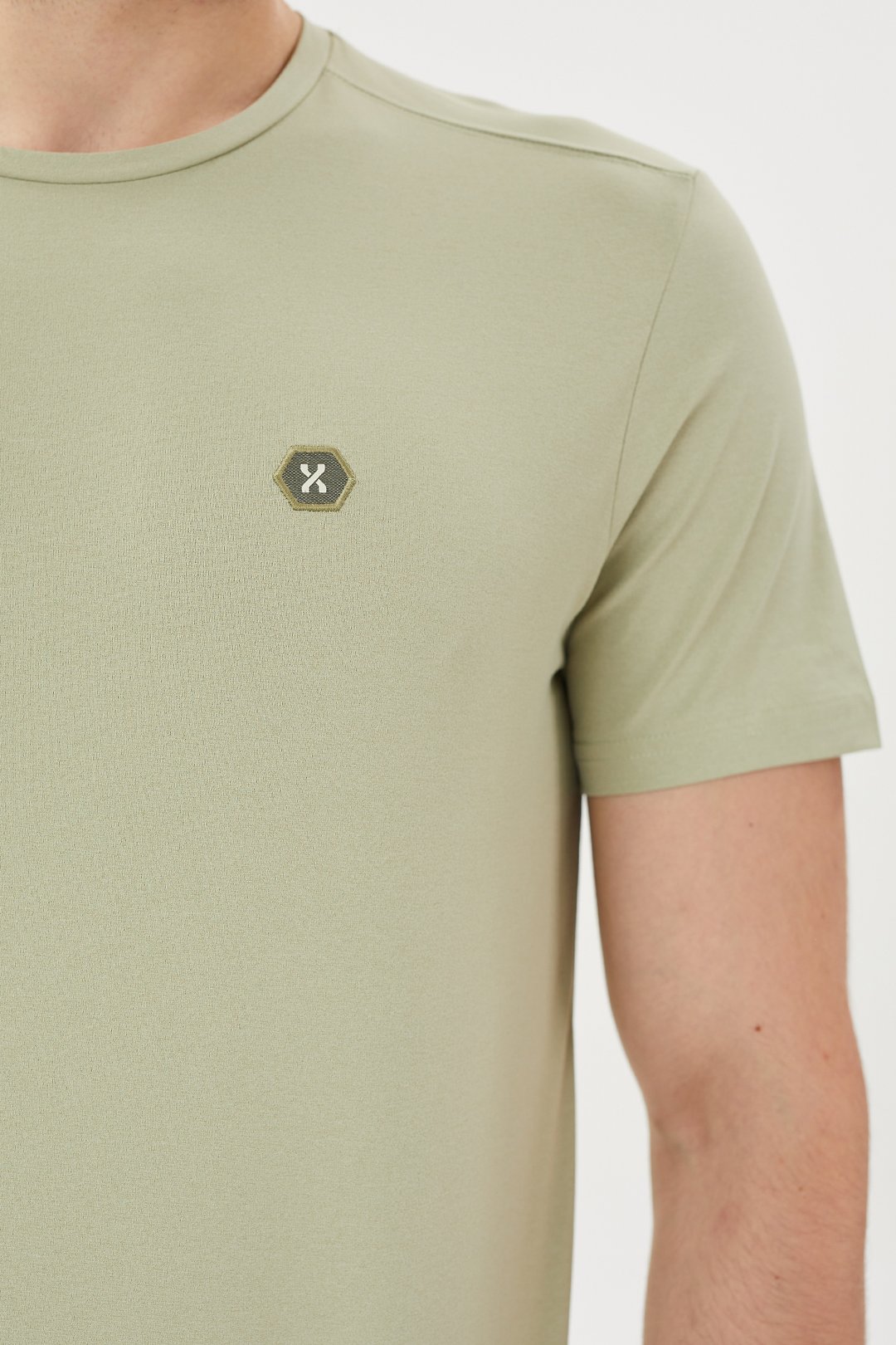 EXUMA ERKEK T-SHIRT 1412045 - OLIVE