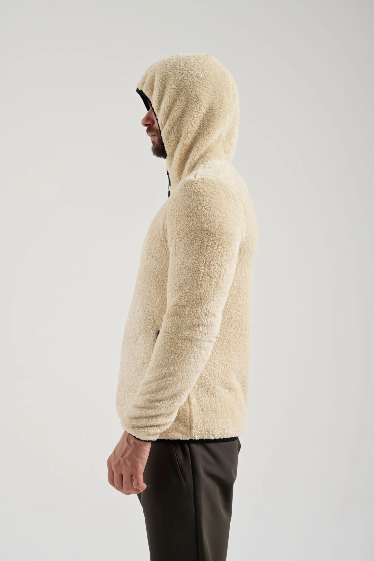 EXUMA ERKEK PELUŞ TAM FERMUARLI POLAR 2312251 - 058-STONE