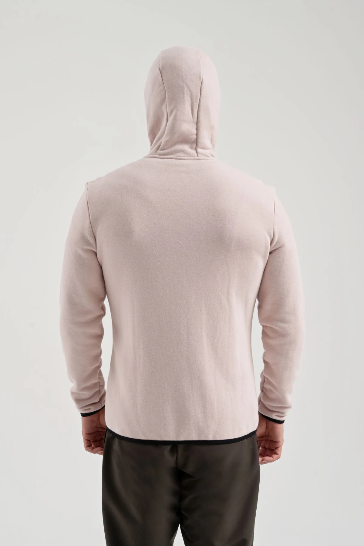 EXUMA ERKEK TAM FERMUARLI SWEATSHIRT 2312250 - POWDER