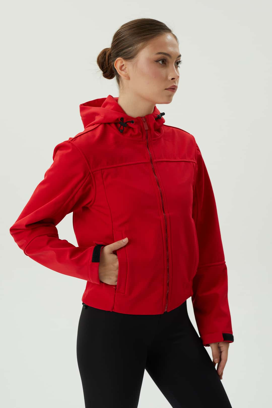 EXUMA KADIN SOFTSHELL MONT 2421192 - Kırmızı