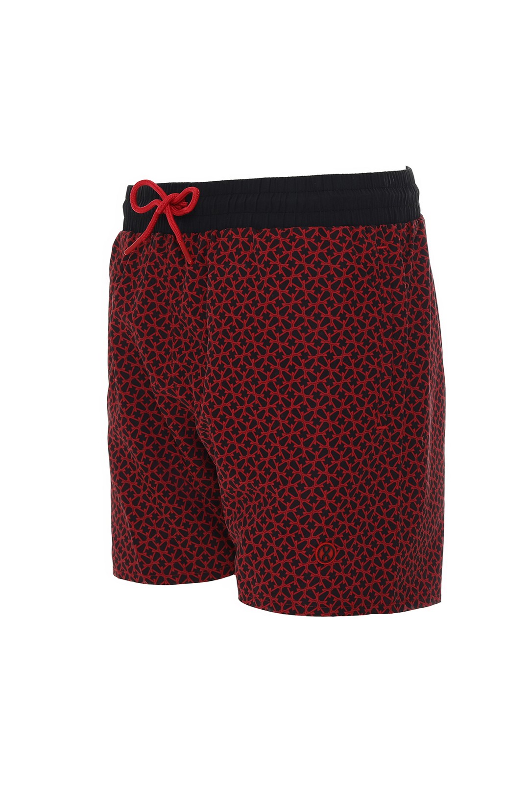 EXUMA ERKEK BASKILI DENİZ ŞORTU 1415033 - 102-RED PRINT