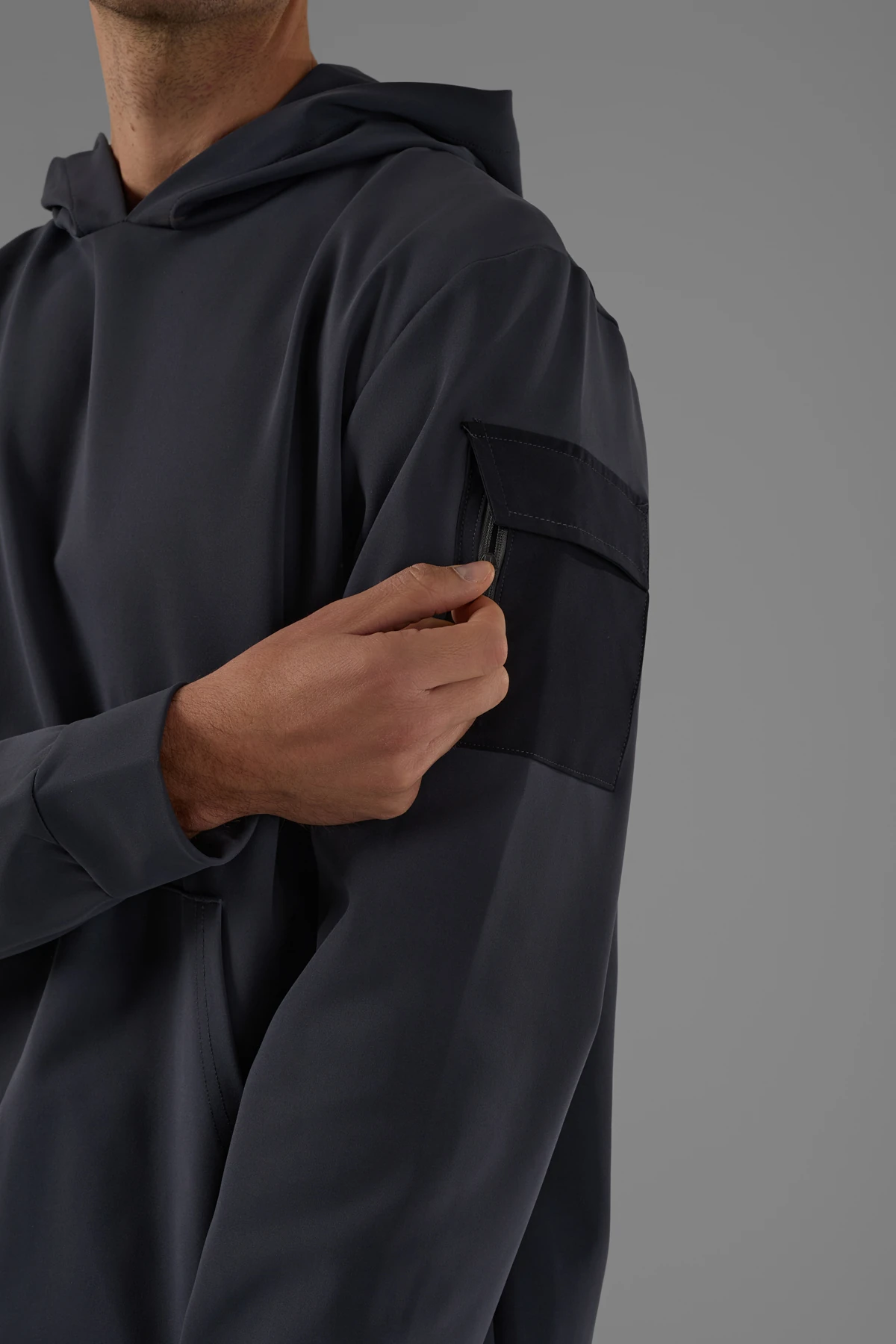 EXUMA ERKEK KAPÜŞONLU SWEATSHIRT 2519007 - INDIGO