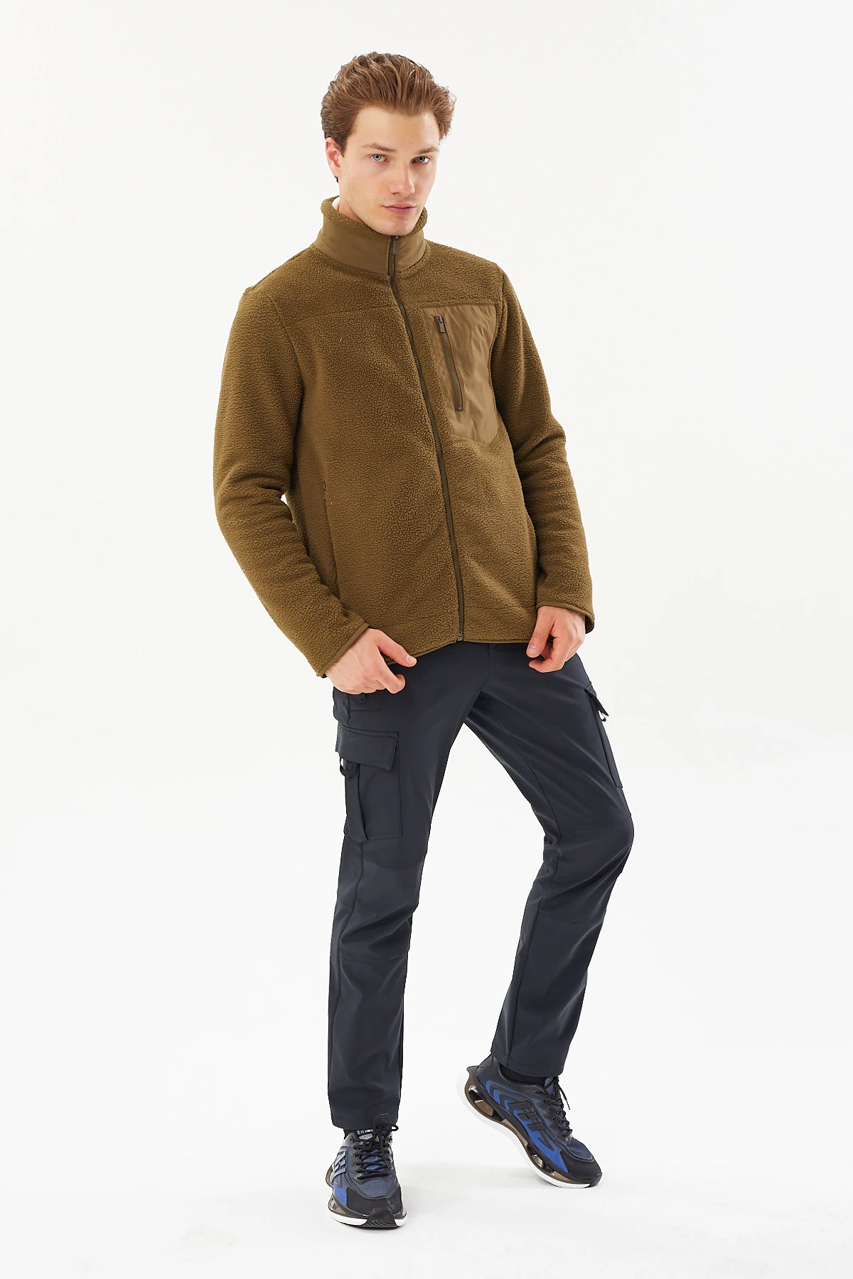 EXUMA ERKEK PELUŞ POLAR 2411149 - KHAKİ