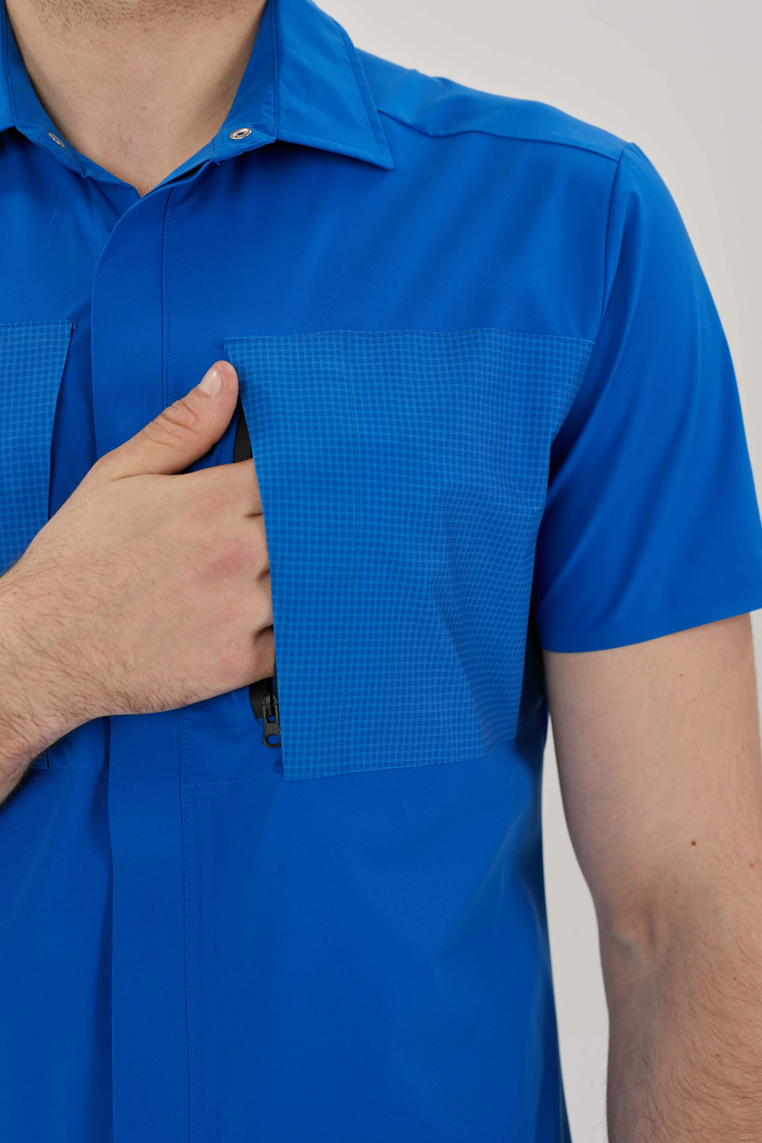 EXUMA ERKEK OUTDOOR GÖMLEK 1417017 - 463-R.BLUE