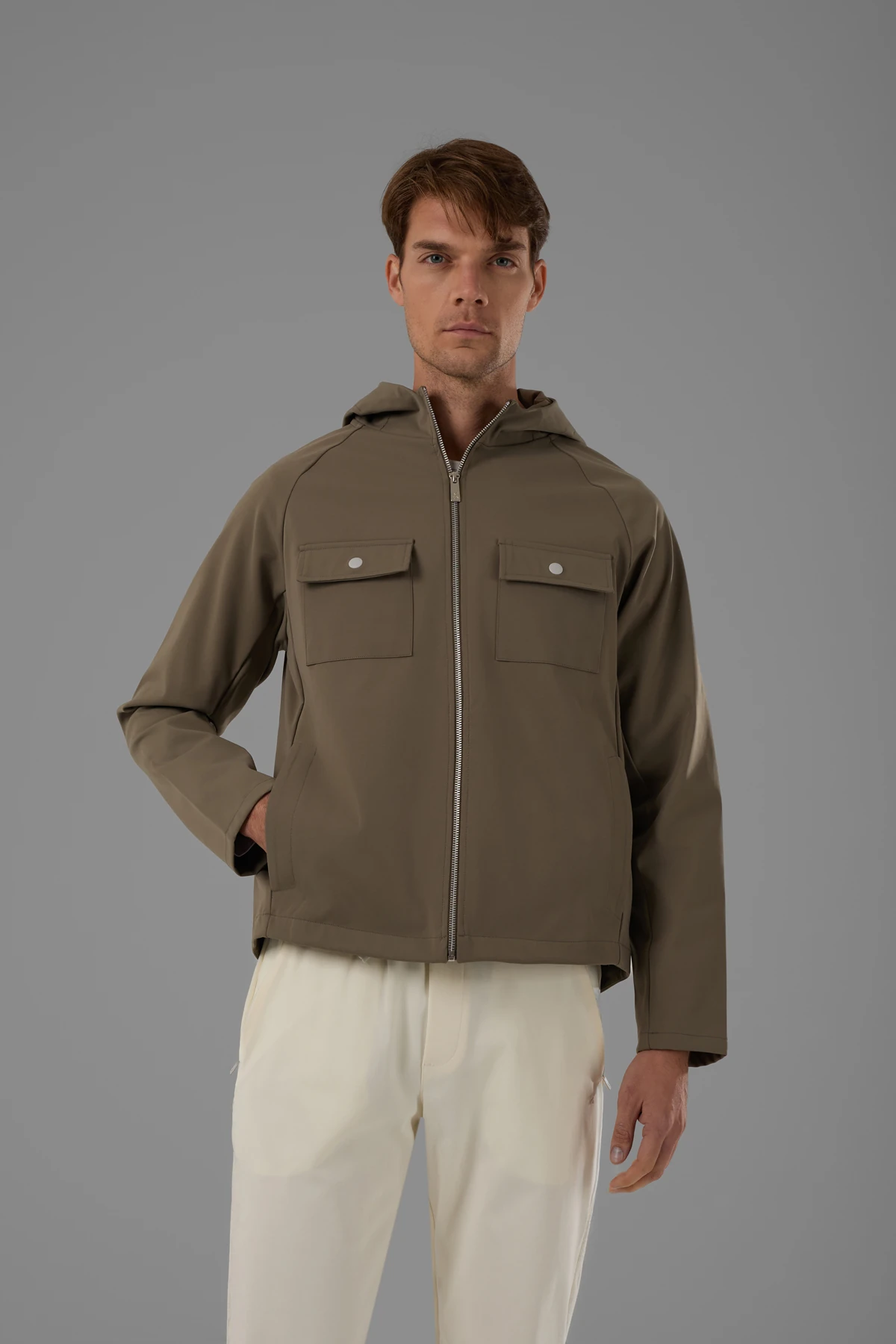 EXUMA ERKEK EŞOFMAN ÜSTÜ 2519006 - OLIVE