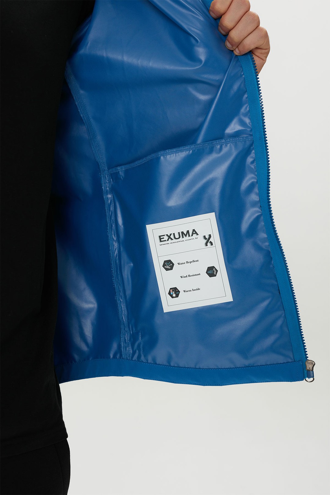 EXUMA ERKEK RÜZGARLIK 1411142 - PETROL BLUE
