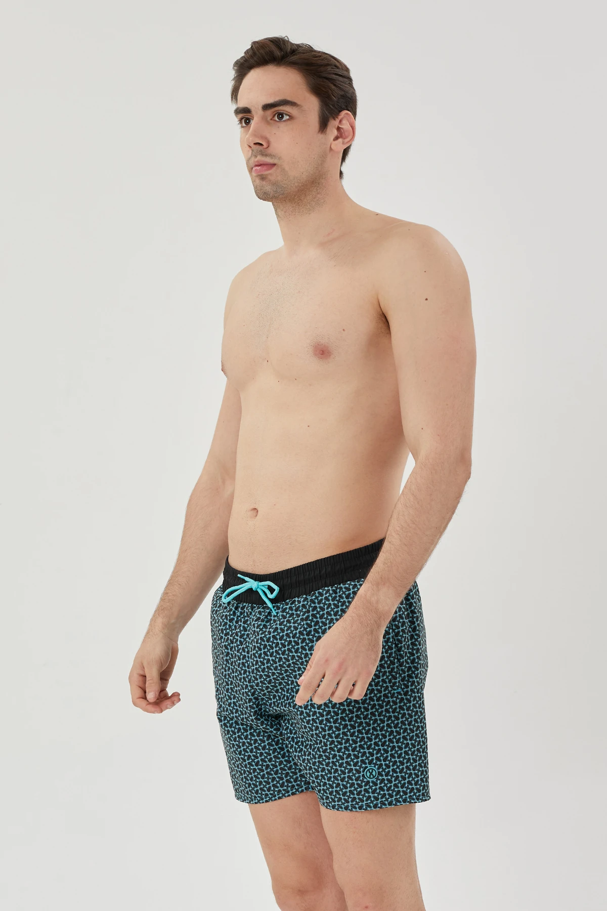 EXUMA ERKEK BASKILI DENİZ ŞORTU 1415033 - 107-MINT PRINT