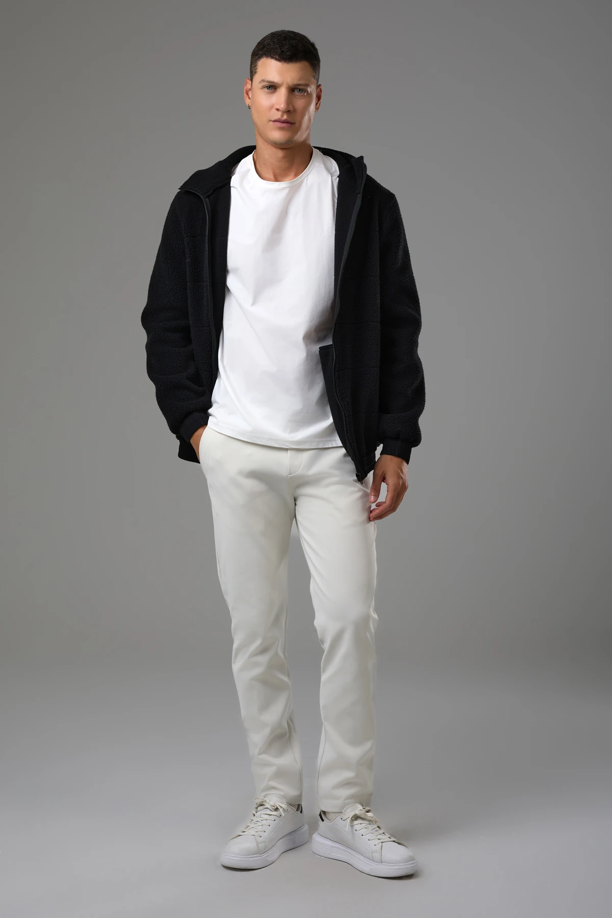 EXUMA ERKEK PELUŞ POLAR 2511199 - Siyah