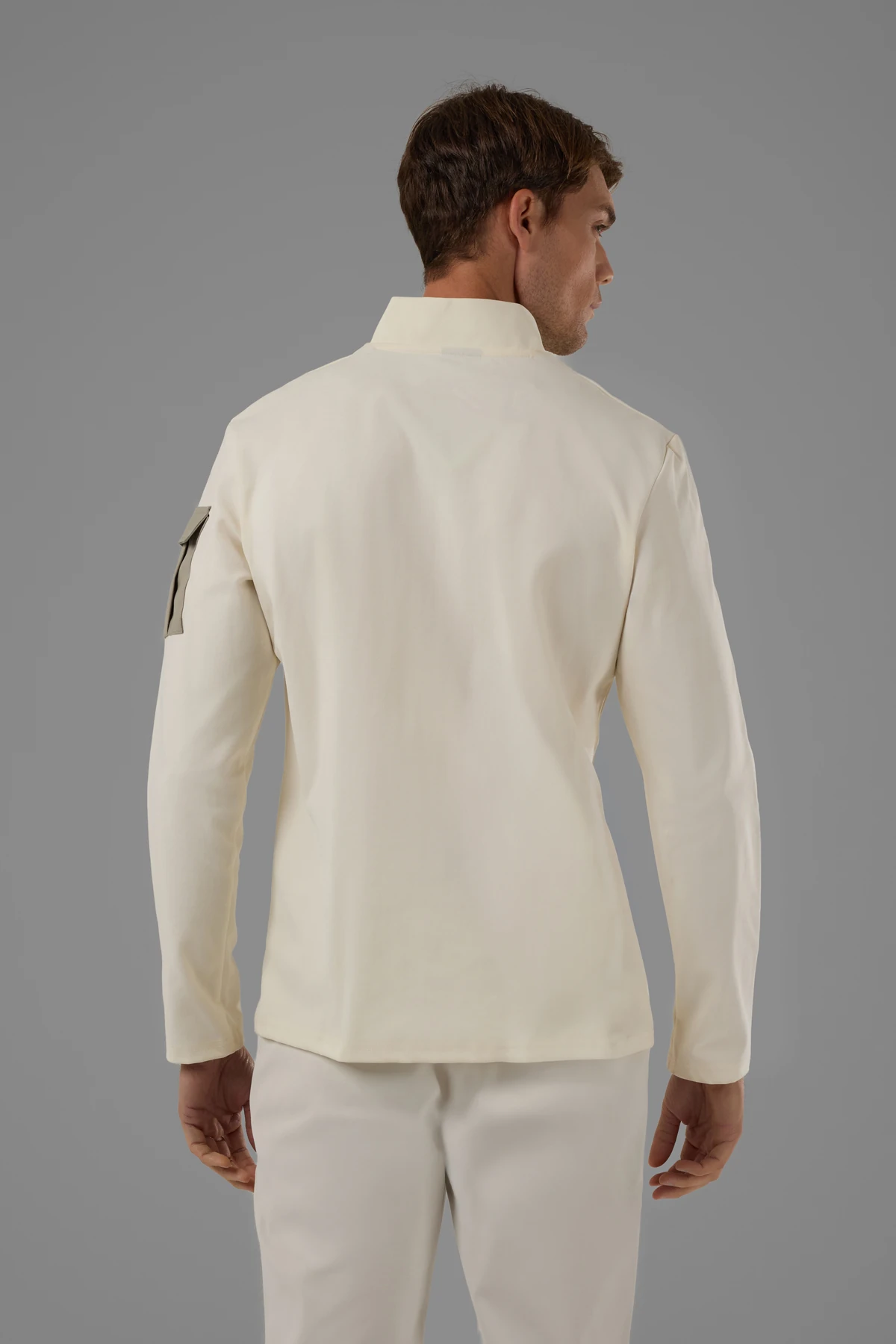 EXUMA ERKEK KAYIKÇI YAKA SWEATSHIRT 2519009 - OFF WHITE