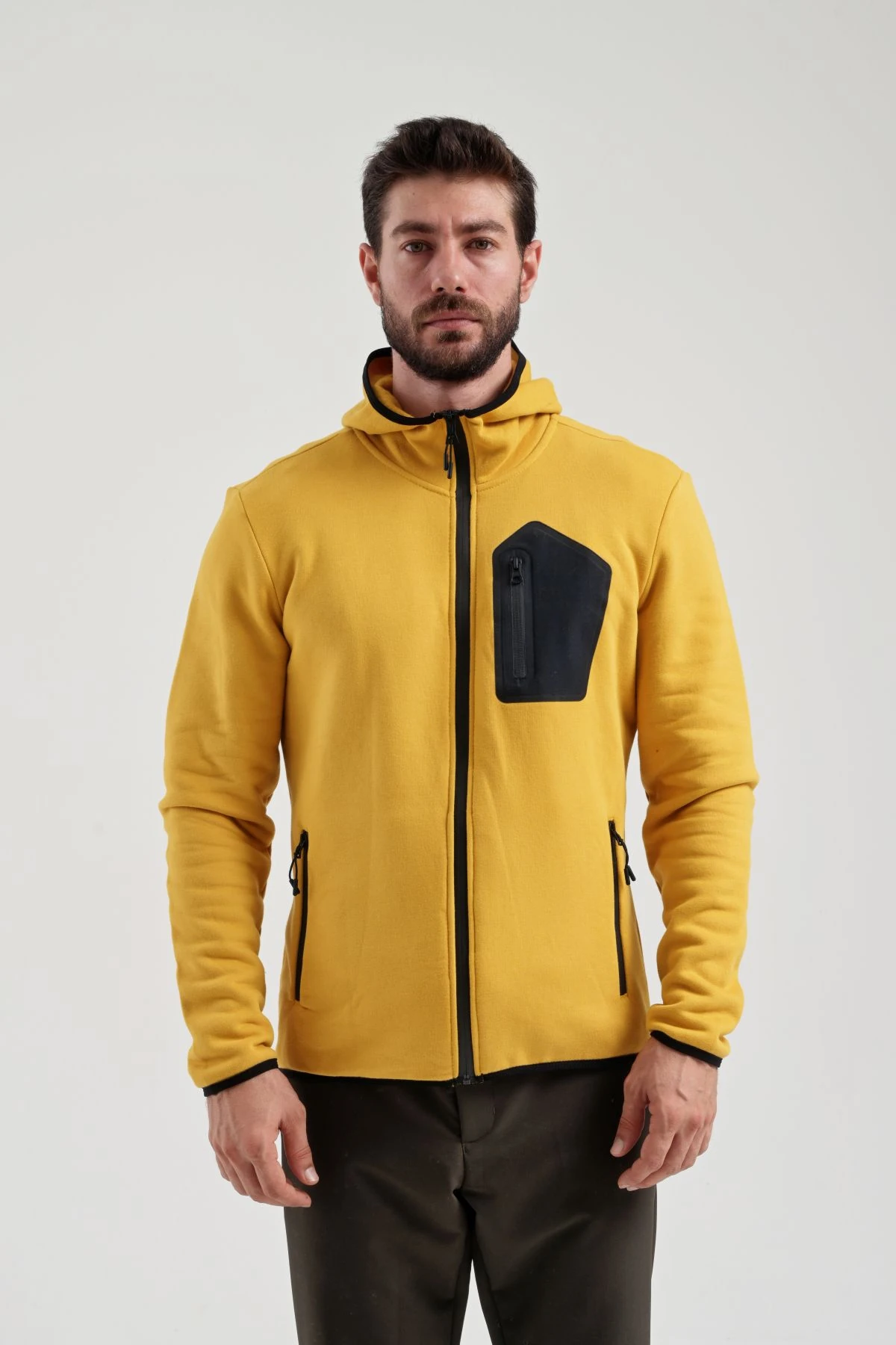 EXUMA ERKEK TAM FERMUARLI SWEATSHIRT 2312250 - 810-CAMEL