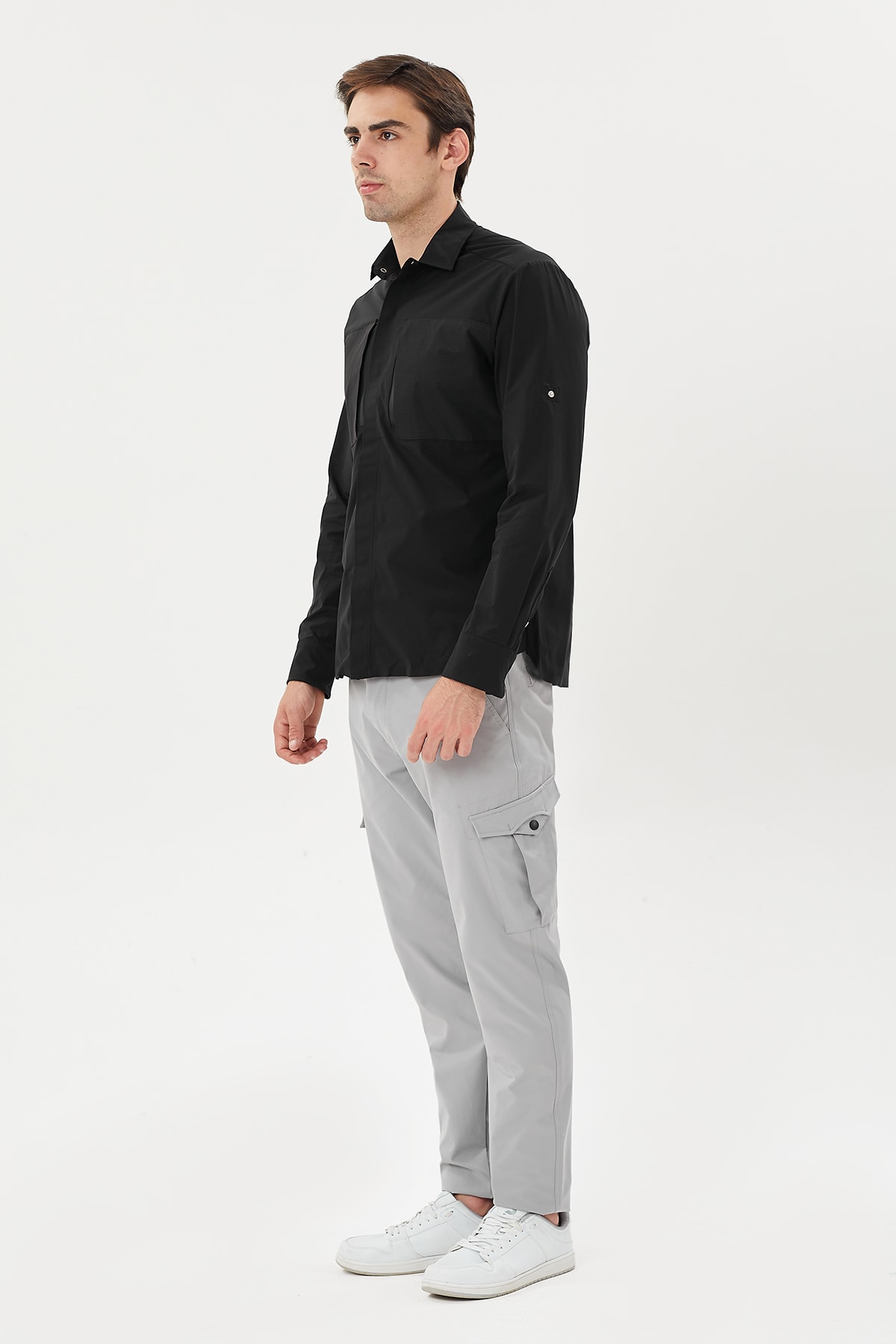 EXUMA UZUN KOLLU OUTDOOR GÖMLEK 1417018 - 010-BLACK