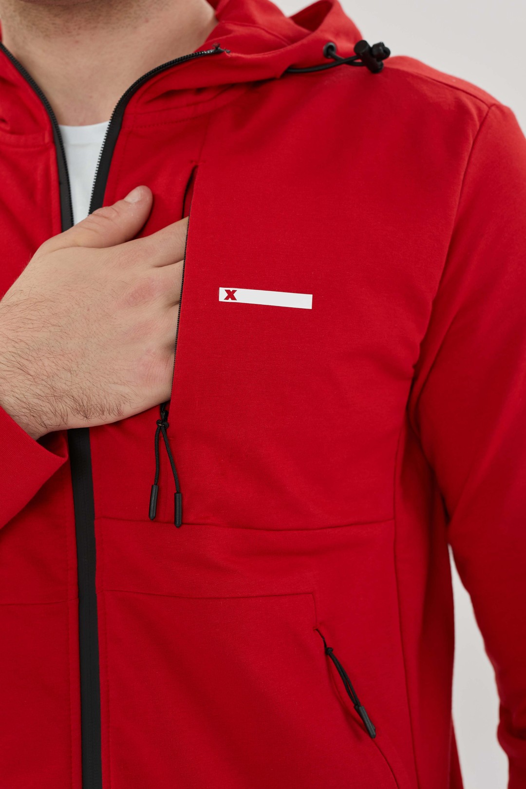 EXUMA ERKEK EŞOFMAN ÜSTÜ 1419004 - 657-RED