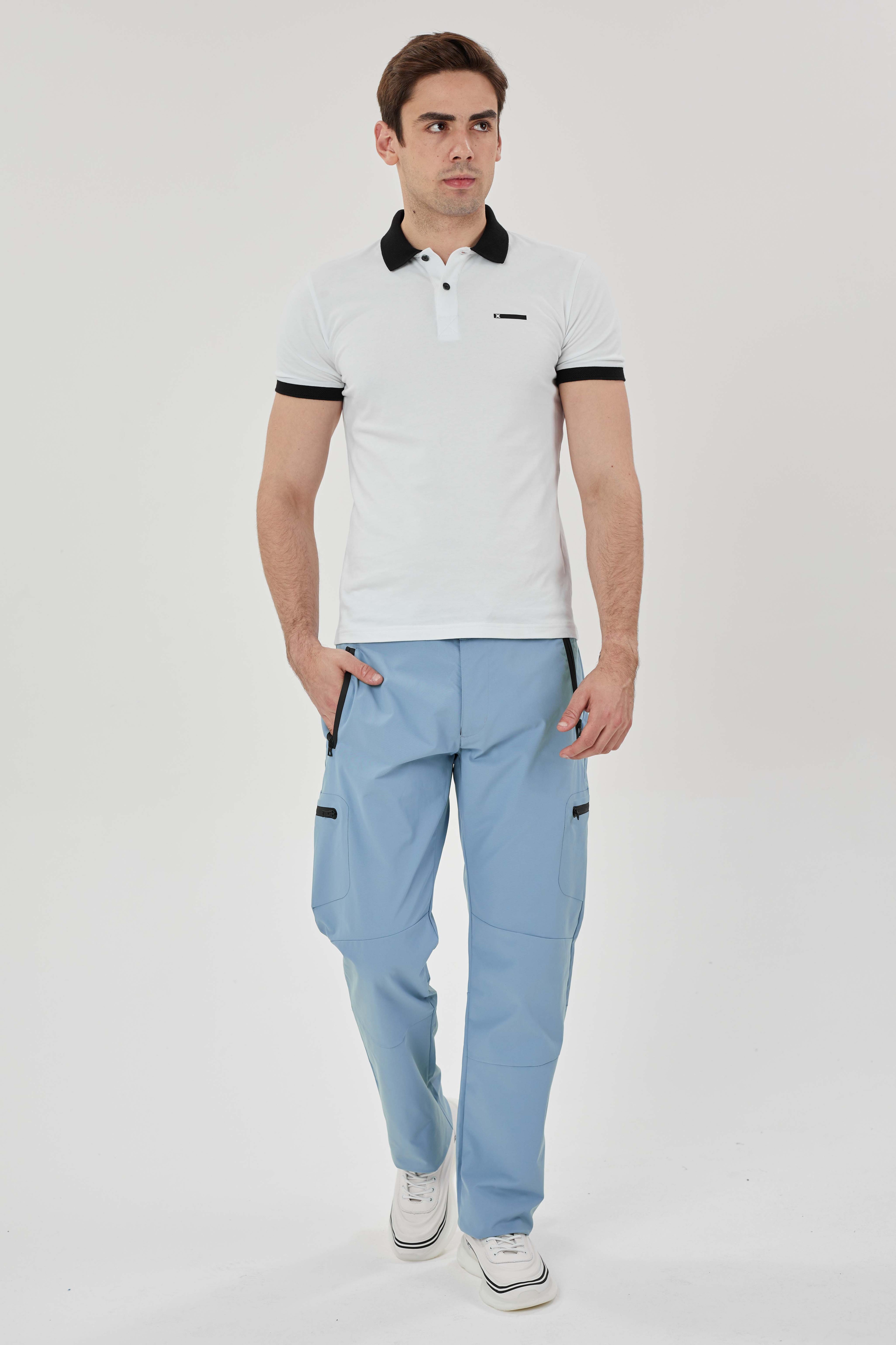 EXUMA ERKEK OUTDOOR PANTOLON 1413063 - 412-BLUE