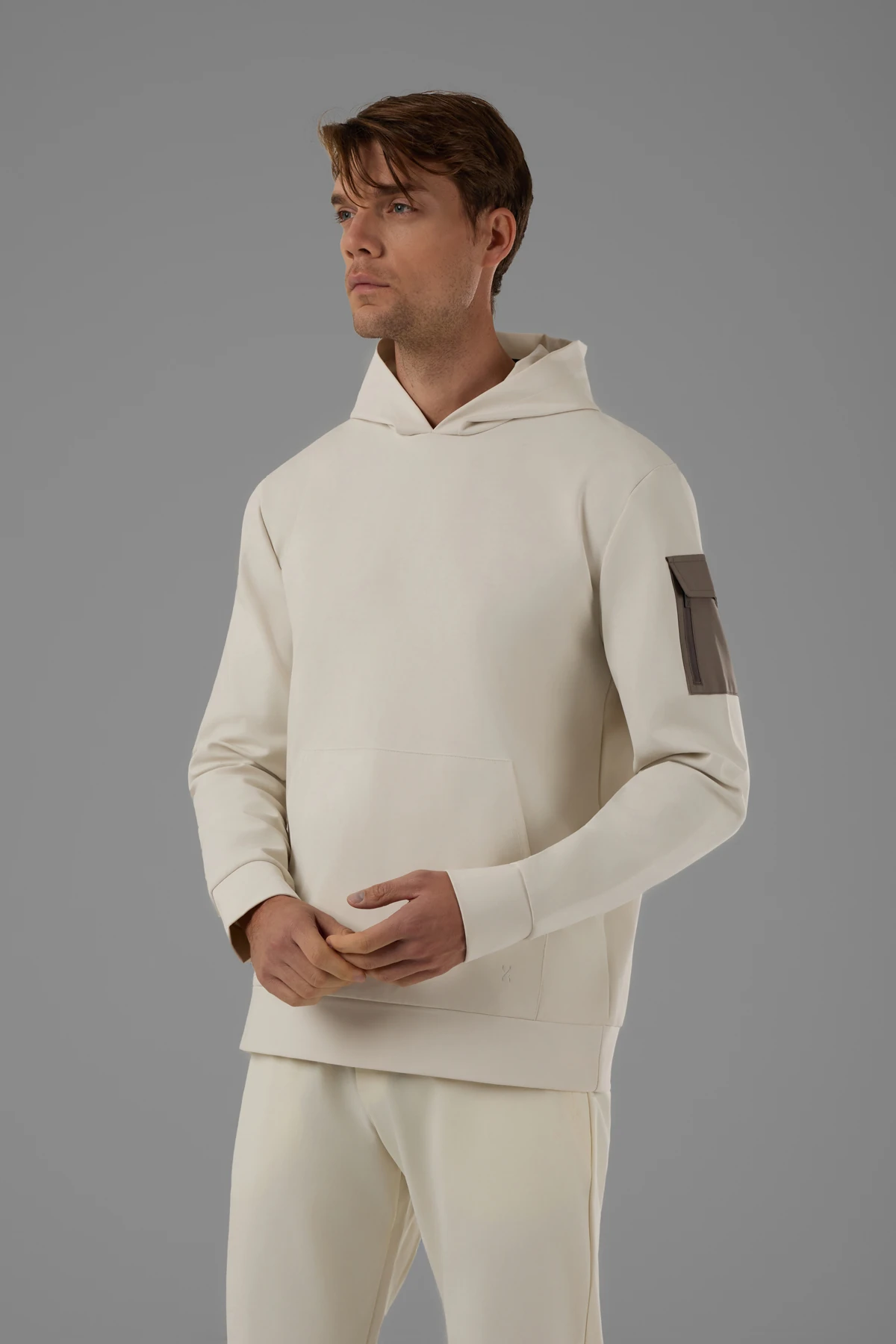 EXUMA ERKEK KAPÜŞONLU SWEATSHIRT 2519007 - TAS