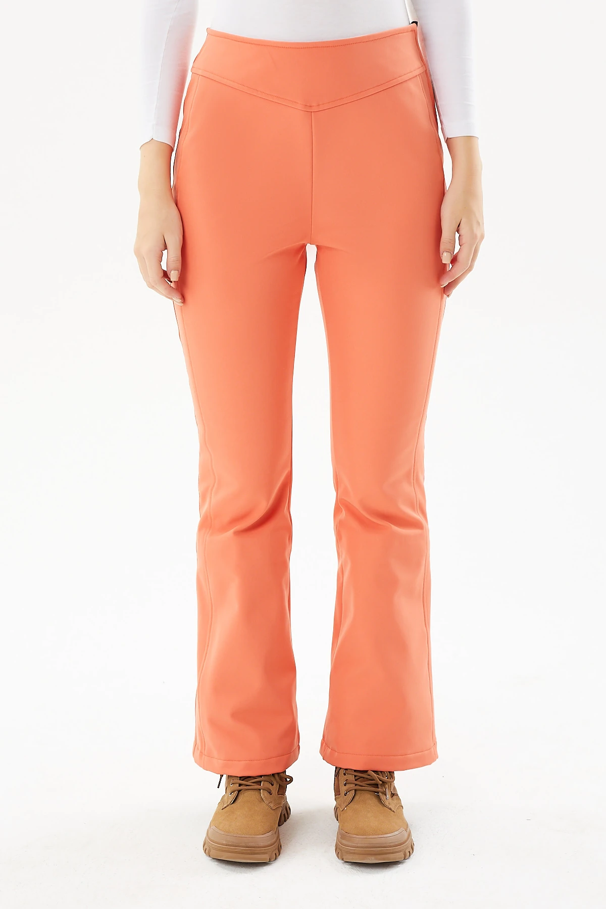 EXUMA KADIN SOFTHELL PANTOLON 2423027 - Turuncu