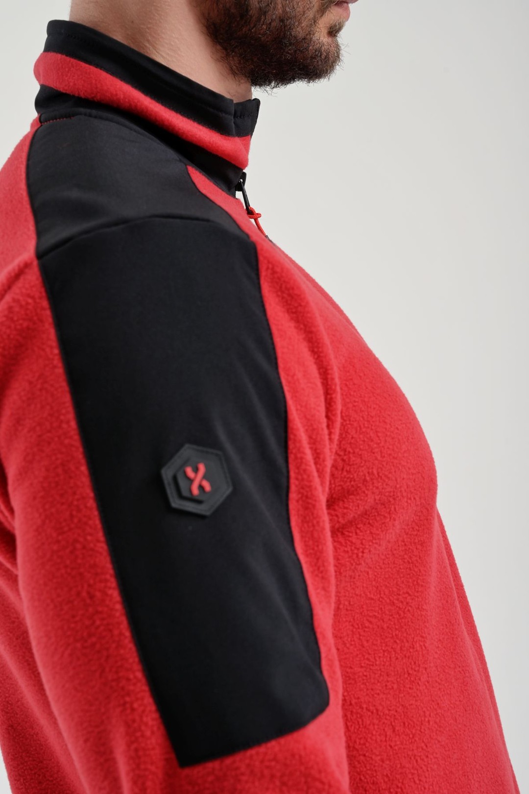 EXUMA ERKEK YARIM FERMUARLI POLAR 2412004 - 657-RED
