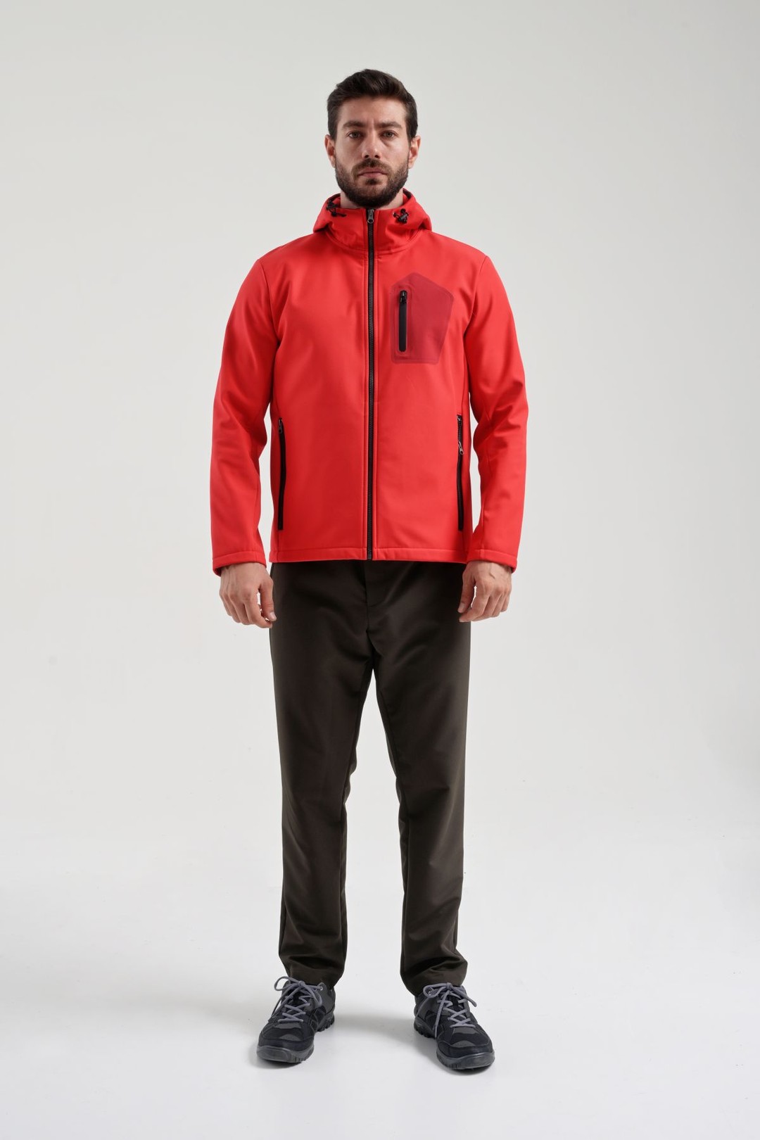 EXUMA ERKEK SOFTSHELL MONT 2111161 - 657-RED