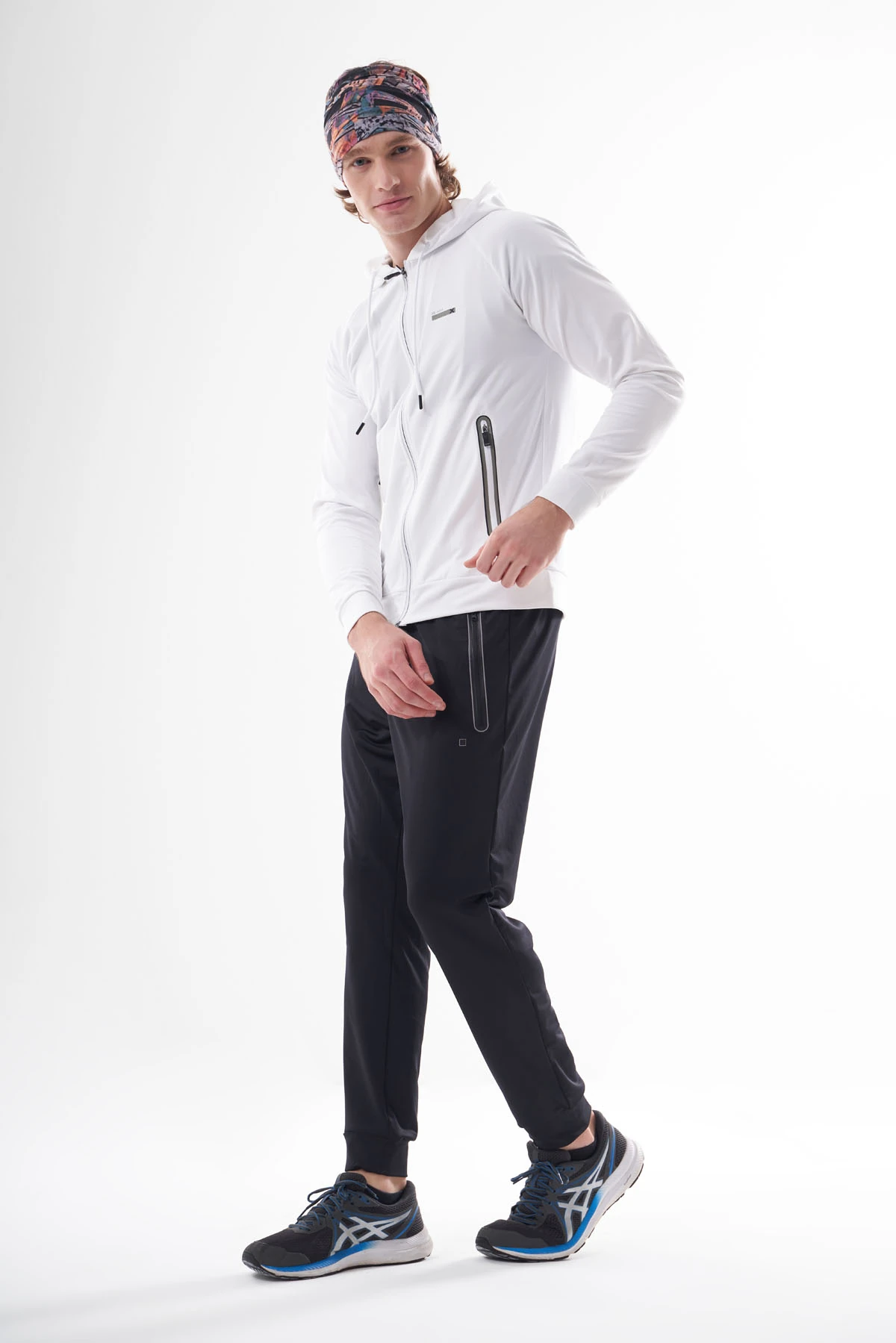 EXUMA ERKEK TAM FERMUARLI SWEATSHIRT 1312083 - WHITE