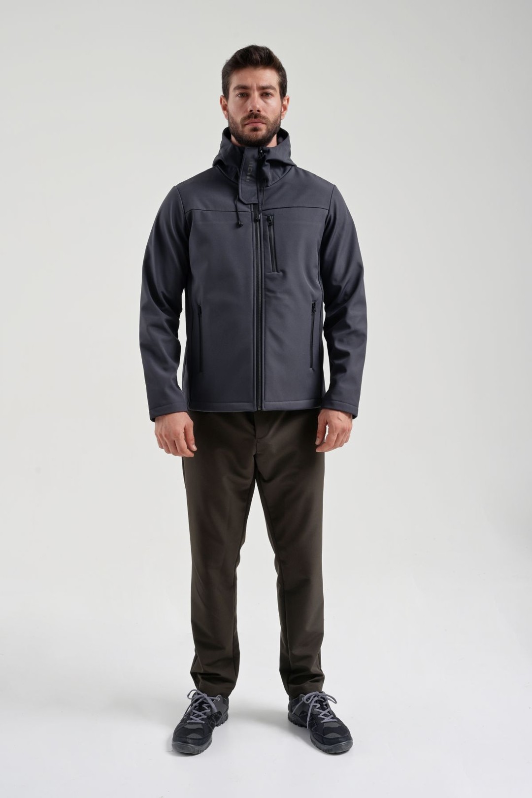 EXUMA ERKEK SOFTSHELL MONT 2311100 - ANTRASİT