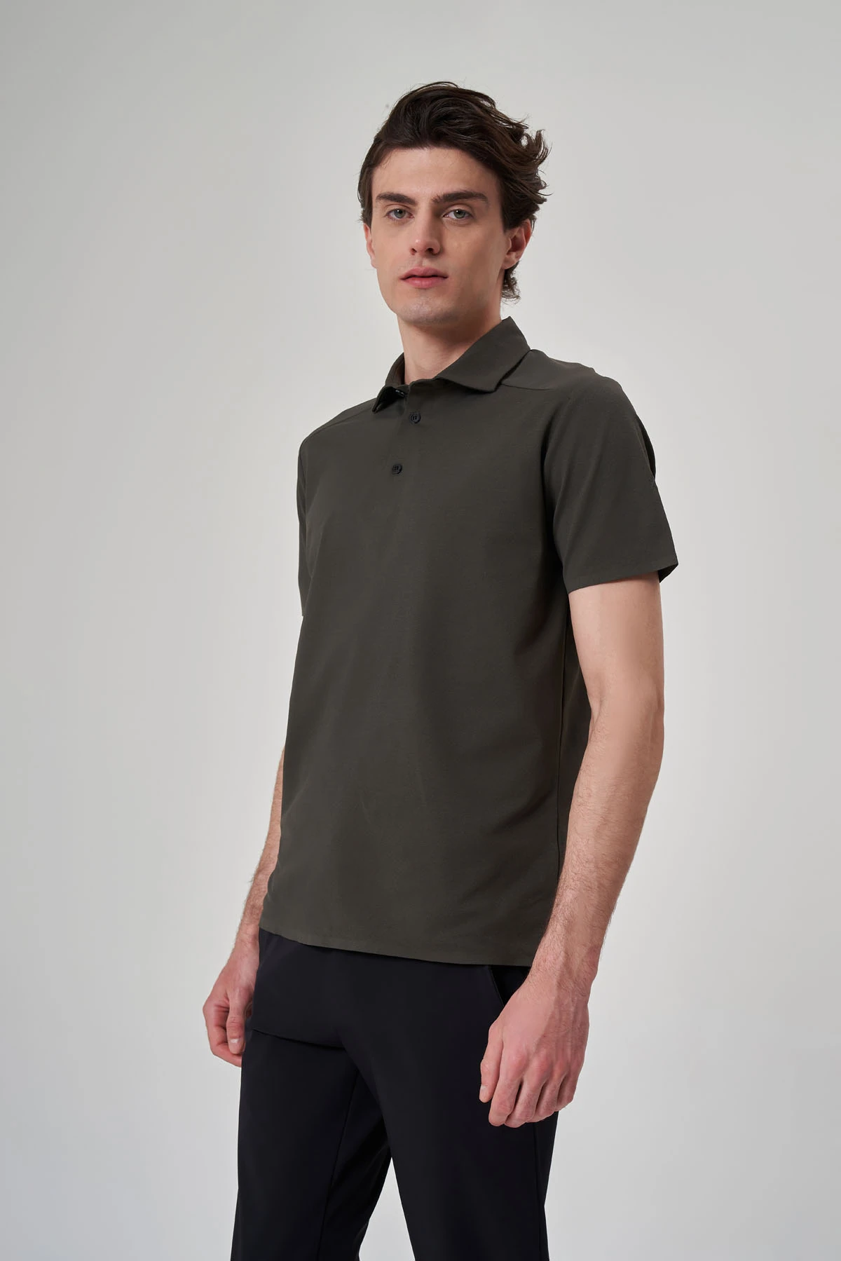 EXUMA POLO YAKA T-SHIRT 1412034 - 801-KHAKI
