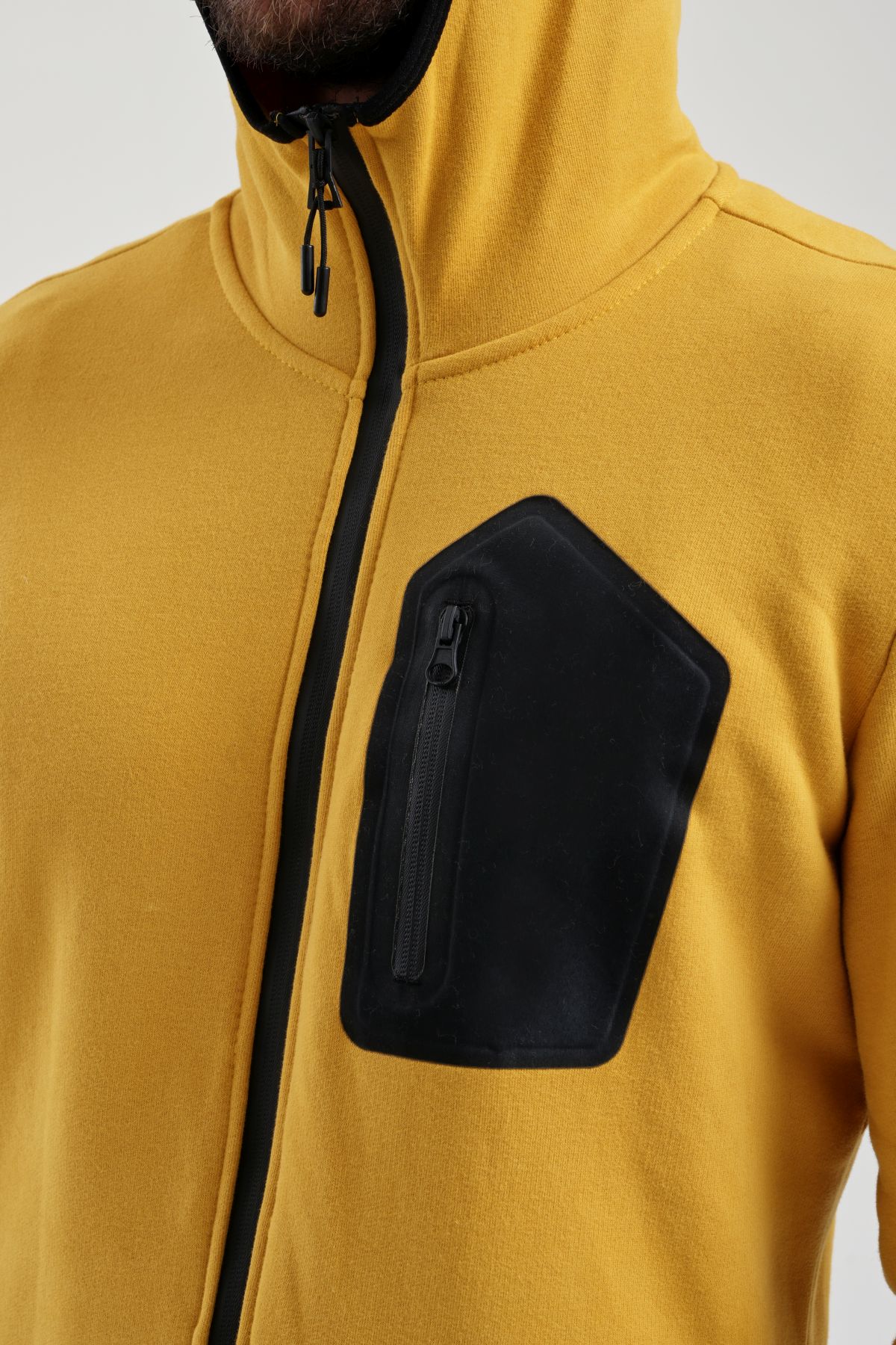 EXUMA ERKEK TAM FERMUARLI SWEATSHIRT 2312250 - 810-CAMEL