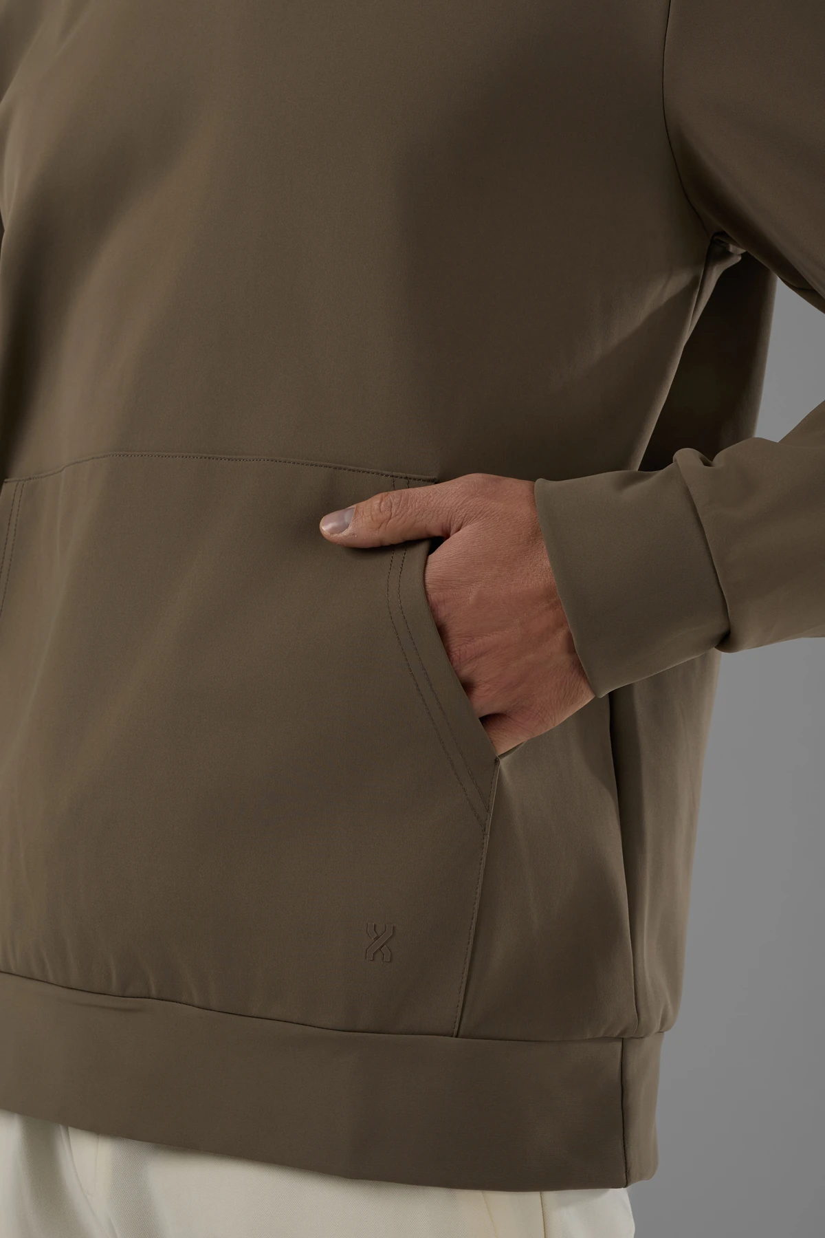 EXUMA ERKEK KAPÜŞONLU SWEATSHIRT 2519007 - Yeşil