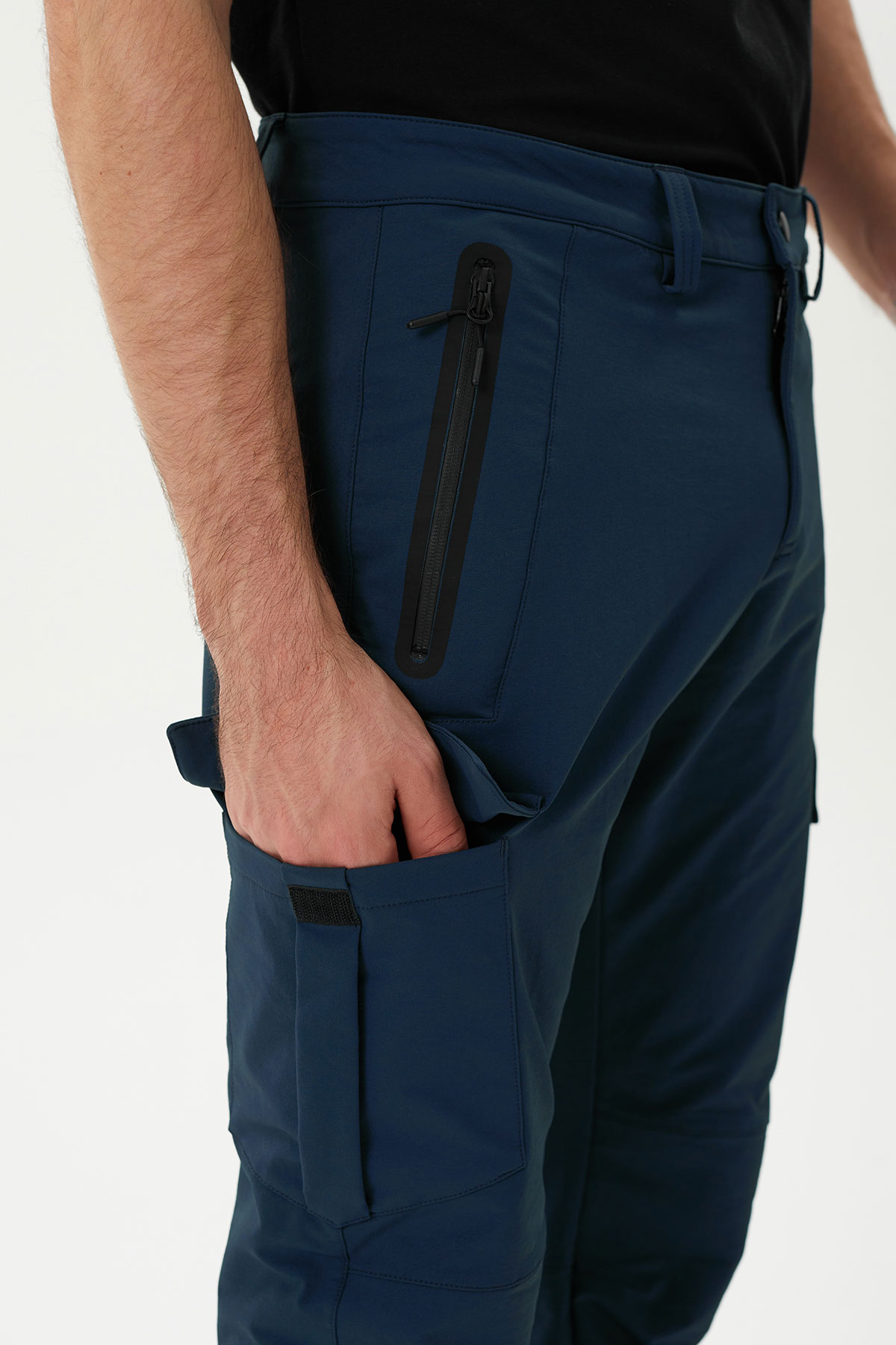 EXUMA ERKEK SOFTSHELL PANTOLON 2313009 - 411-M.NIGHT BLUE
